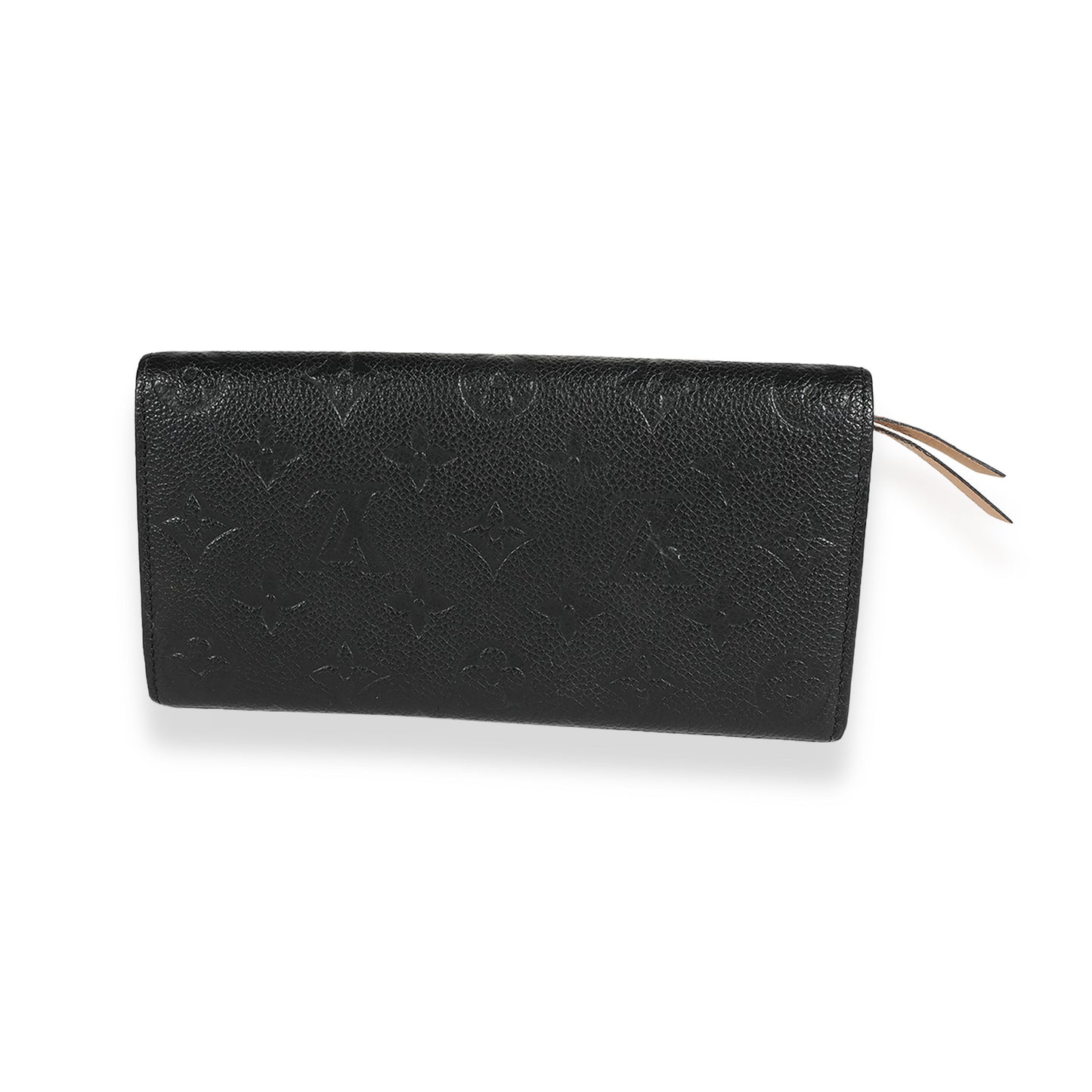 Louis Vuitton Louis Vuitton Black Monogram Empreinte Emilie Wallet