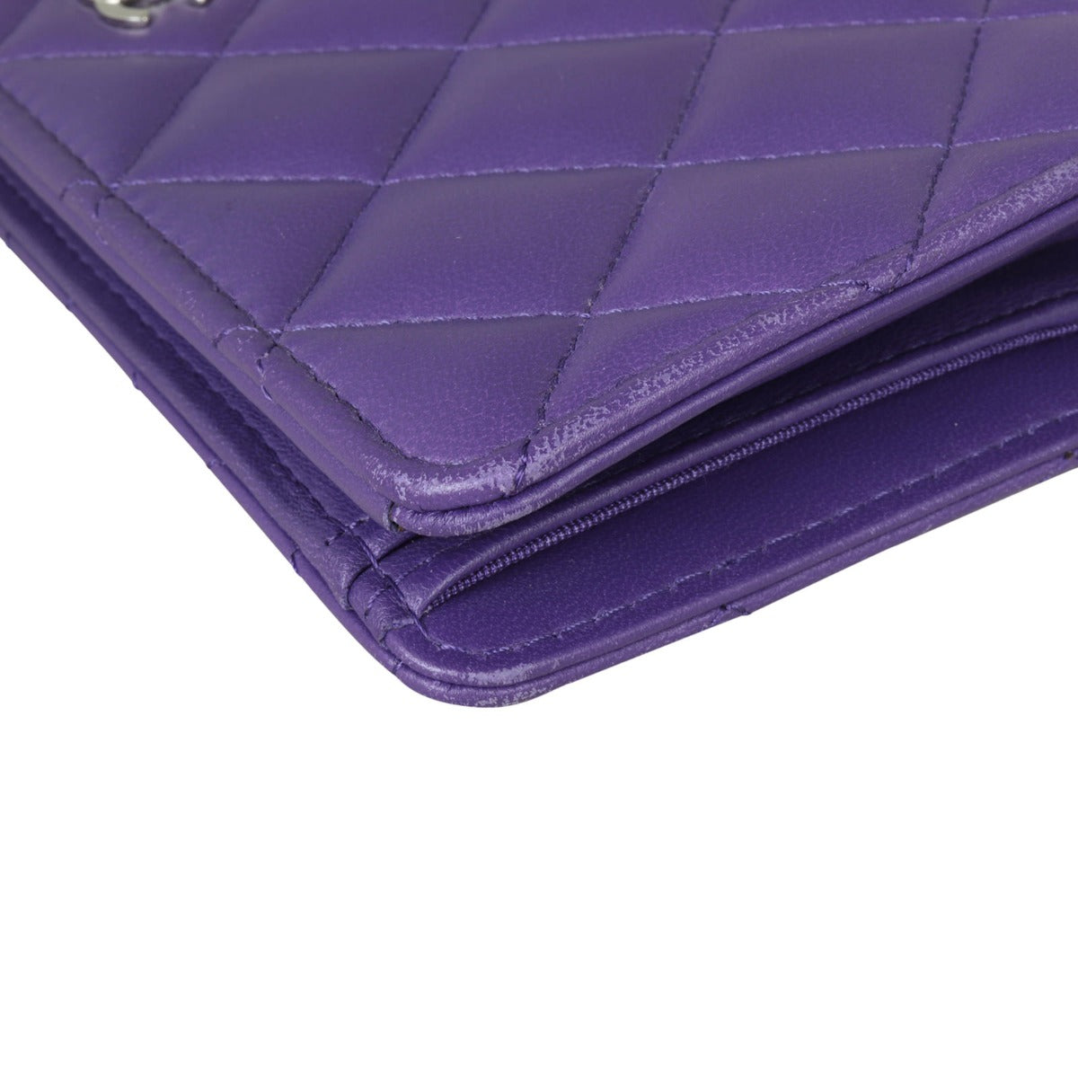 Chanel Classic CC Yen Wallet | Purple
