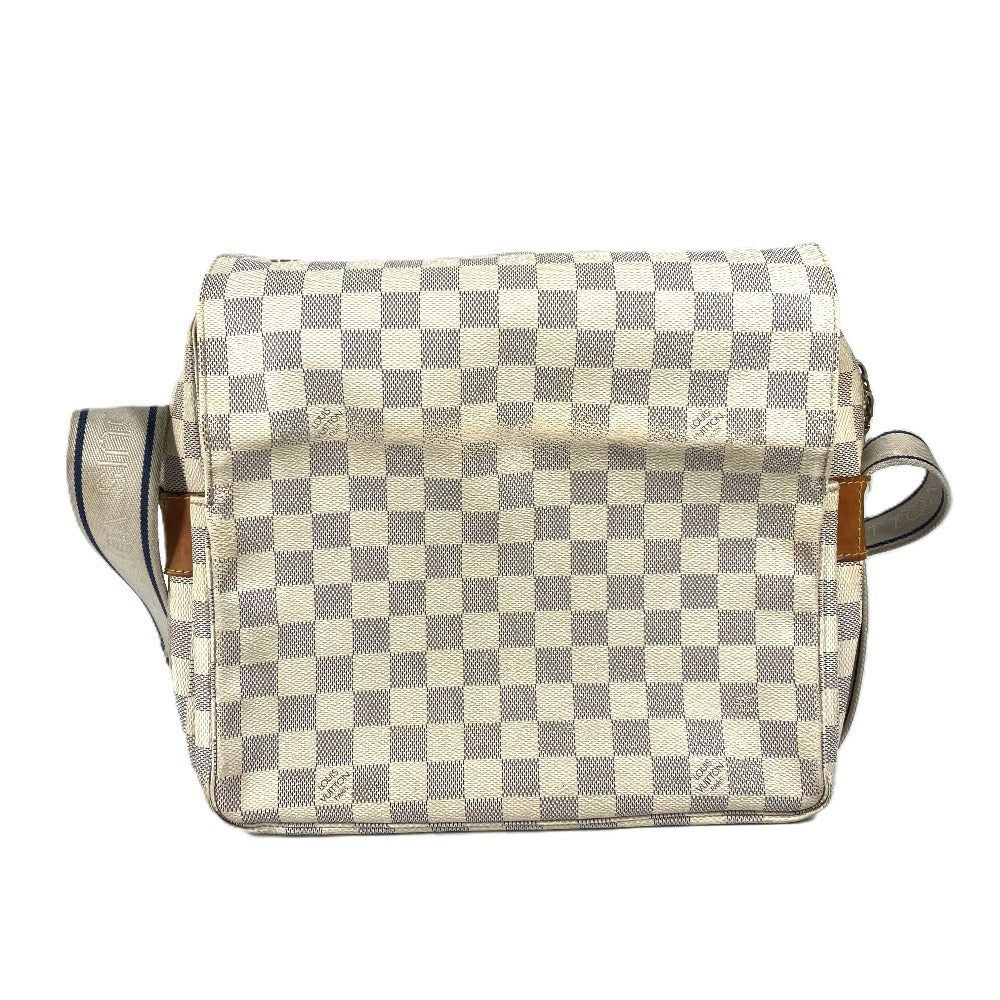 LOUIS VUITTON Shoulder Bag N51189 Damier Azur Canvas white Damier Azur Naviglio Women