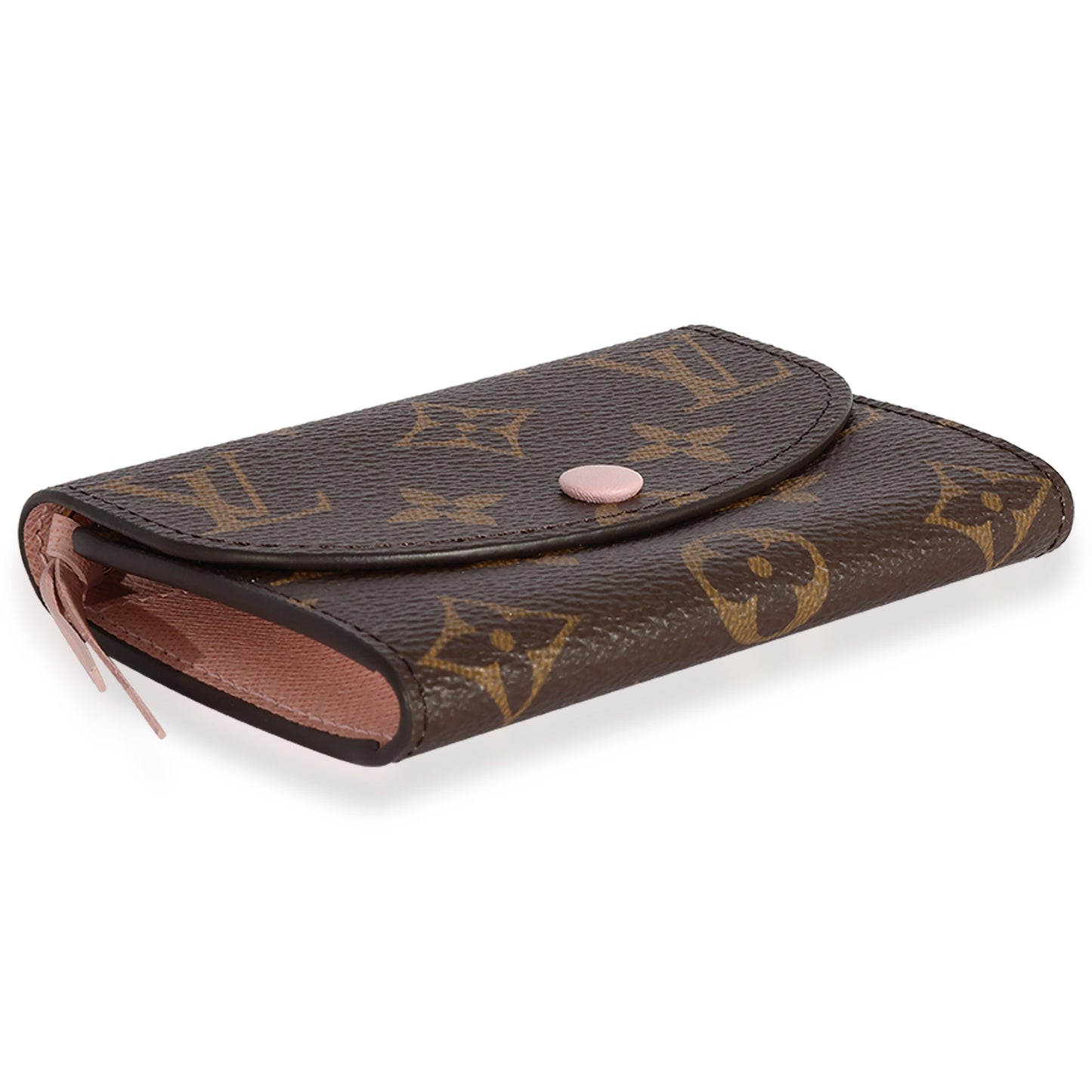 Louis Vuitton Monogram Canvas & Rose Ballerine Rosalie Wallet