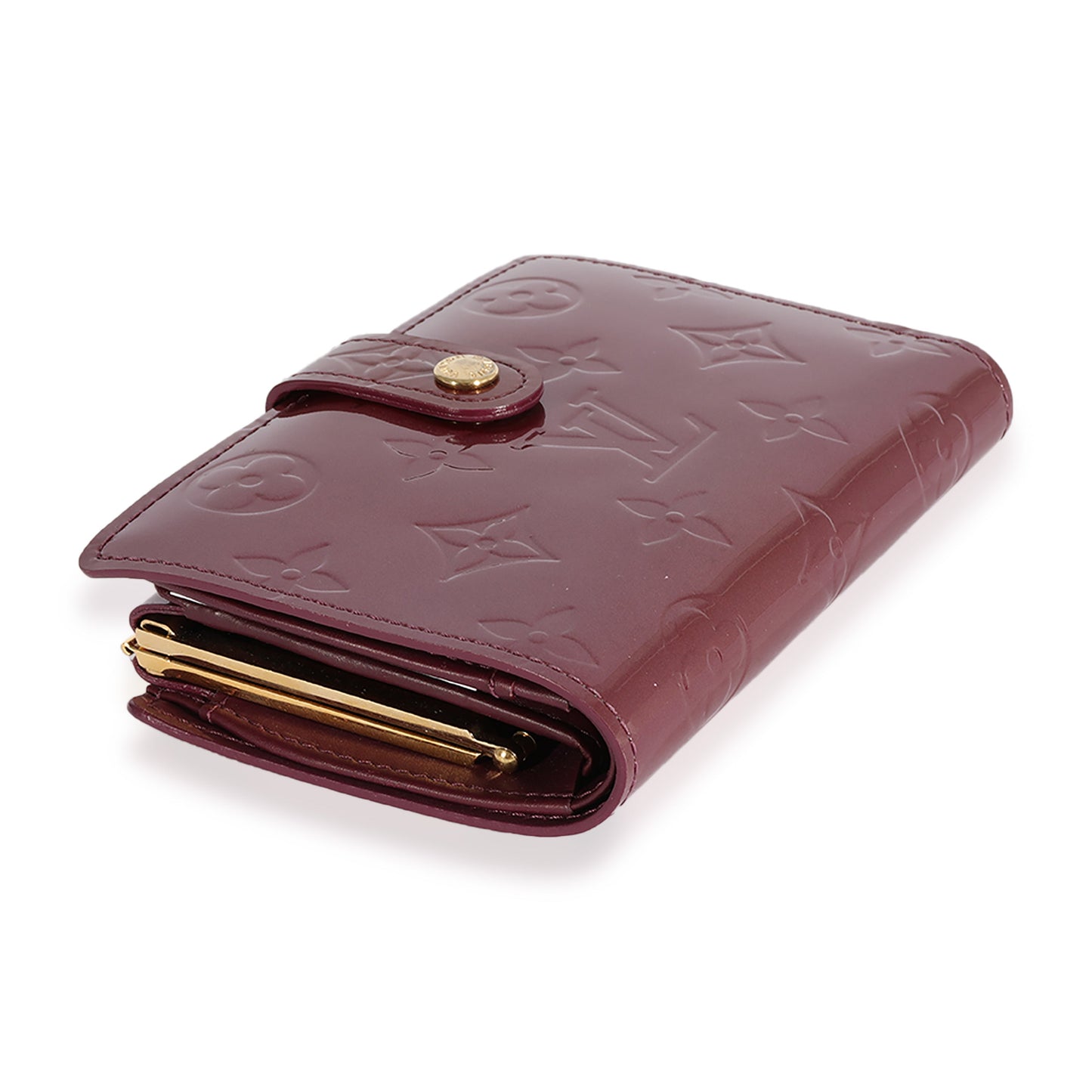 Louis Vuitton Louis Vuitton Violette Monogram Vernis French Purse Wallet