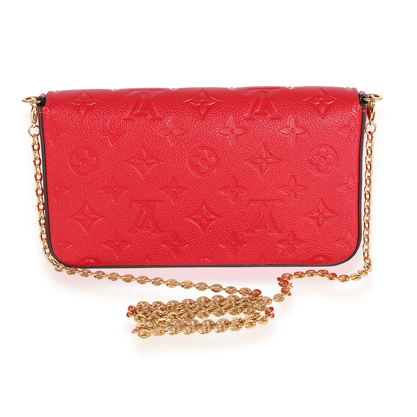 Louis Vuitton Louis Vuitton Scarlet Monogram Empreinte Félicie Pochette