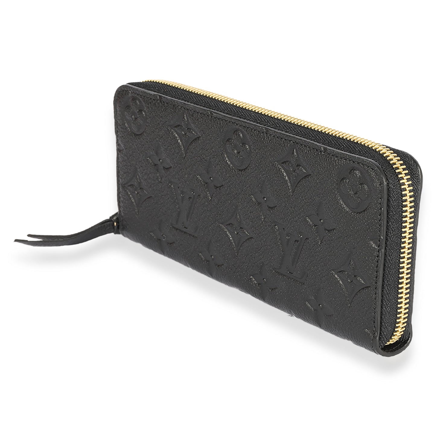 Louis Vuitton Louis Vuitton Black Monogram Empreinte Clémence Wallet