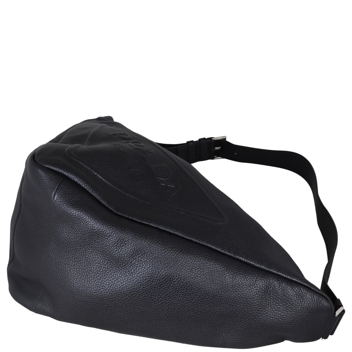 Prada Triangle Leather Shoulder Bag