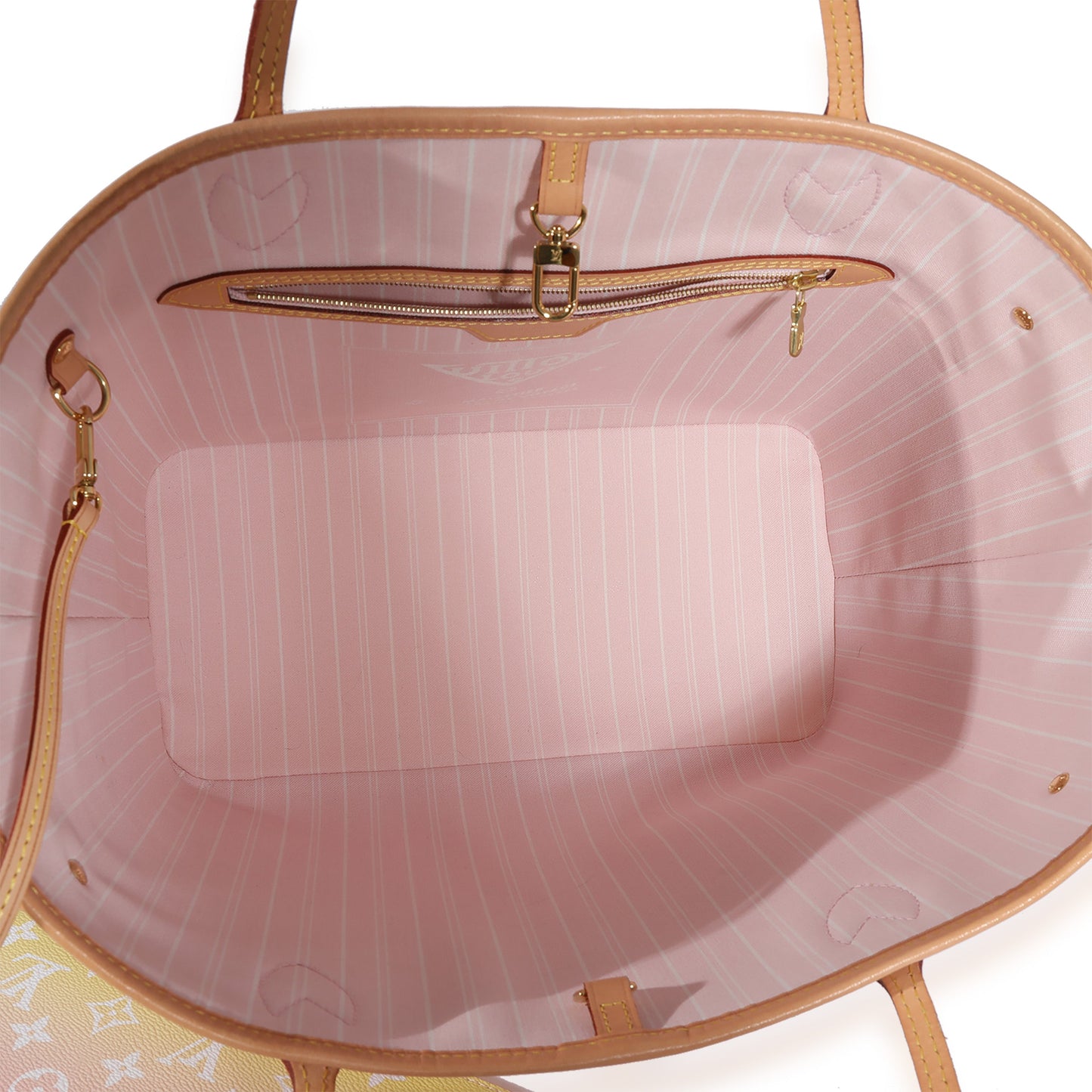 Louis Vuitton Louis Vuitton Pink & Yellow Monogram Giant By The Pool Neverfull MM