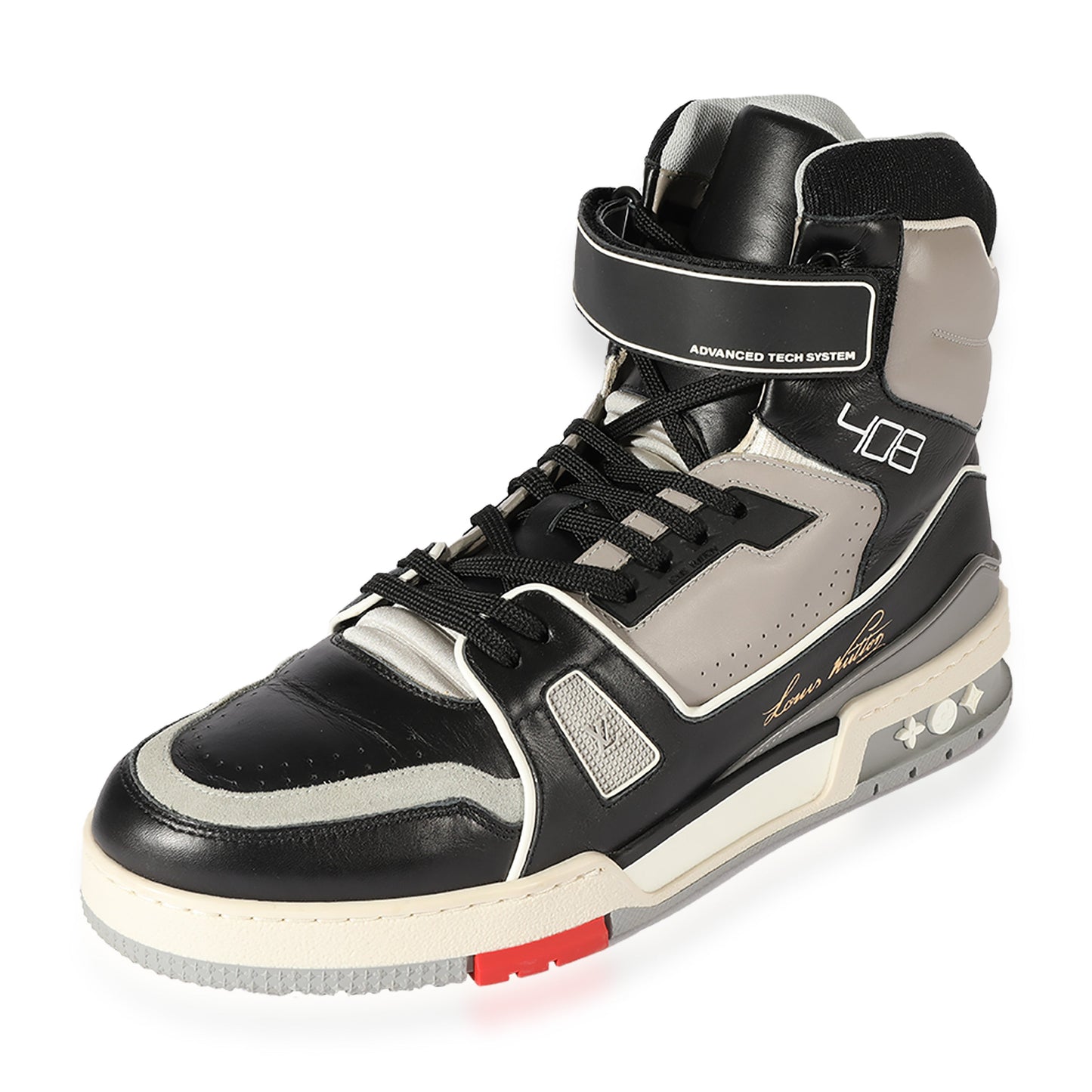 Louis Vuitton Louis Vuitton 408 Trainer Sneaker Boot Black Grey