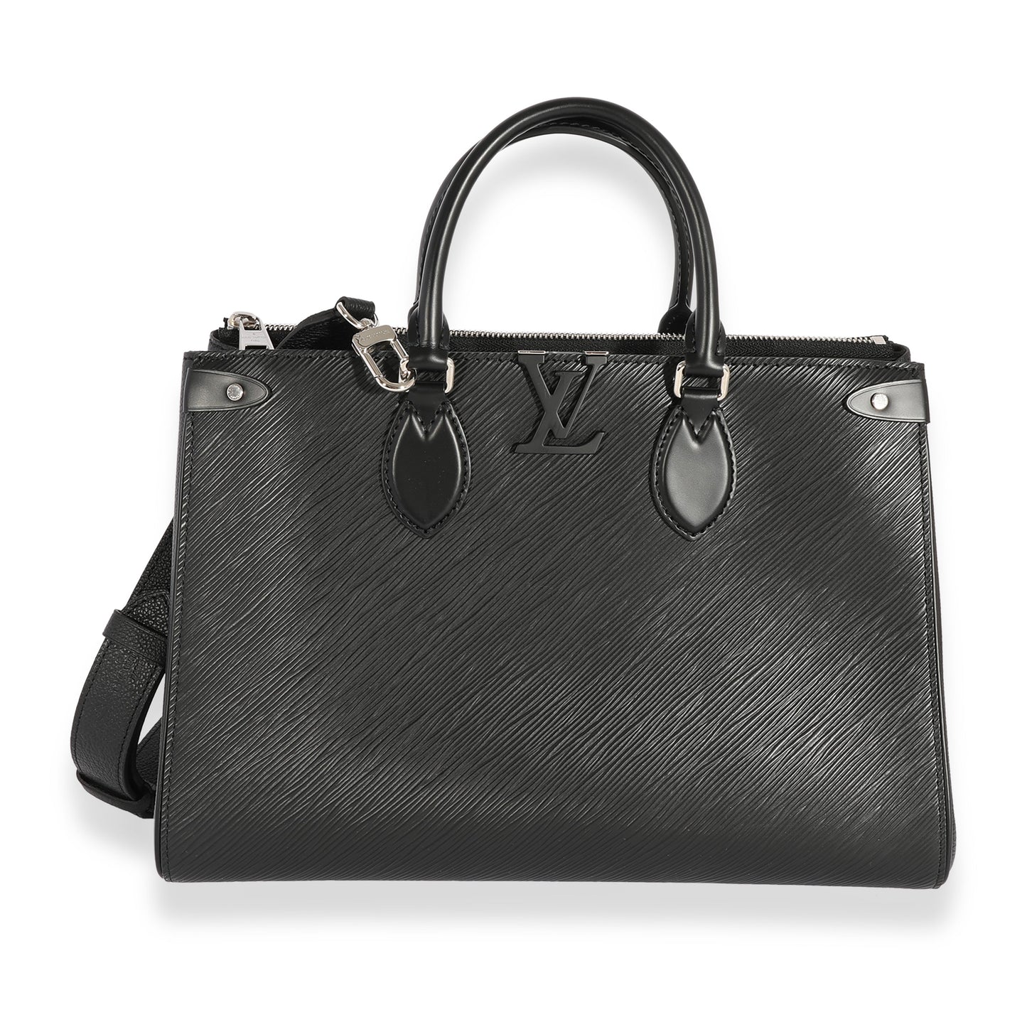 Louis Vuitton Louis Vuitton Black Epi Leather Grenelle MM Tote