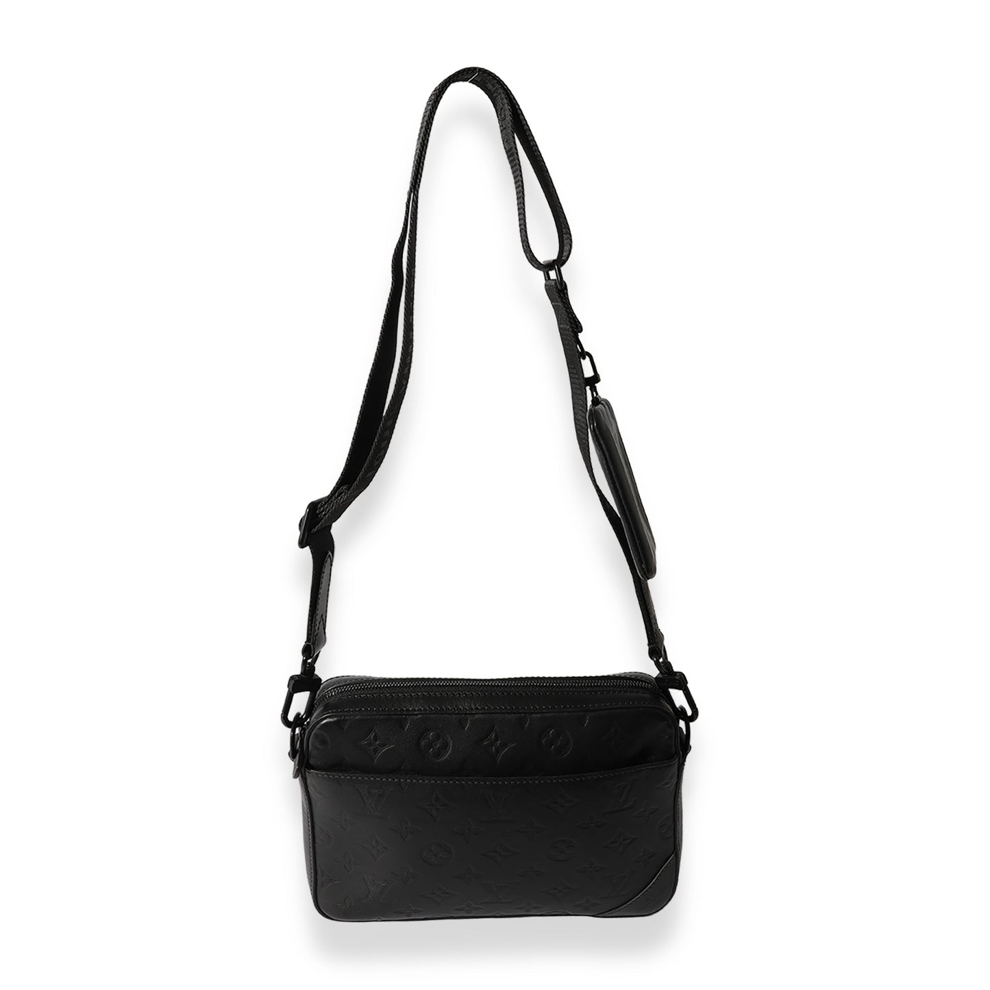 Louis Vuitton Louis Vuitton Black Monogram Shadow Duo Messenger
