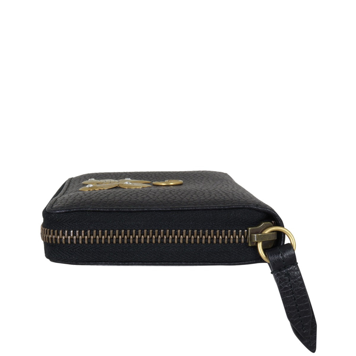 Gucci Butterfly Farfalla Zip Around Continental Wallet