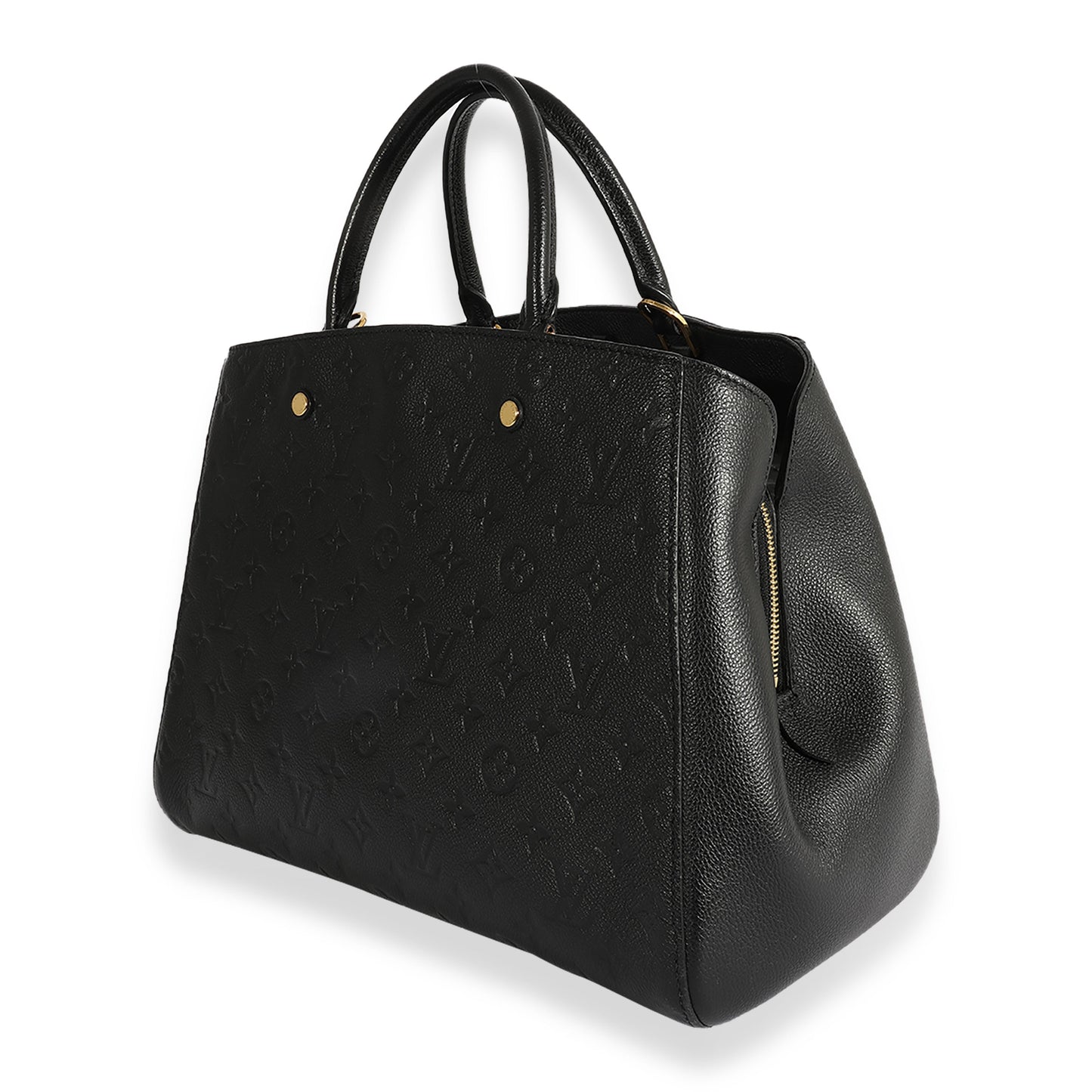 Louis Vuitton Louis Vuitton Black Monogram Empreinte Montaigne GM