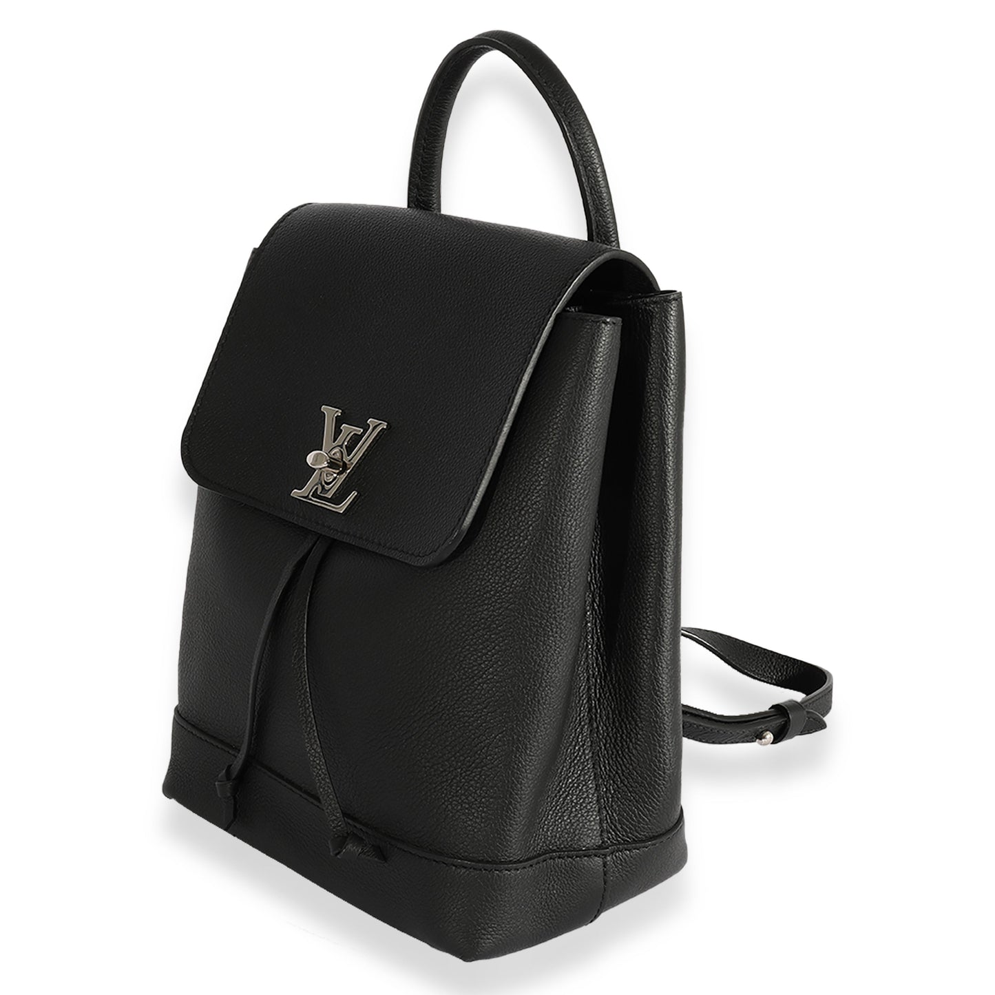Louis Vuitton Louis Vuitton Black Calfskin Lockme Backpack