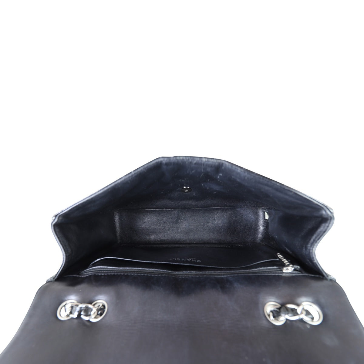Chanel Classic Single Flap Jumbo Patent |  Black Quilted Patent