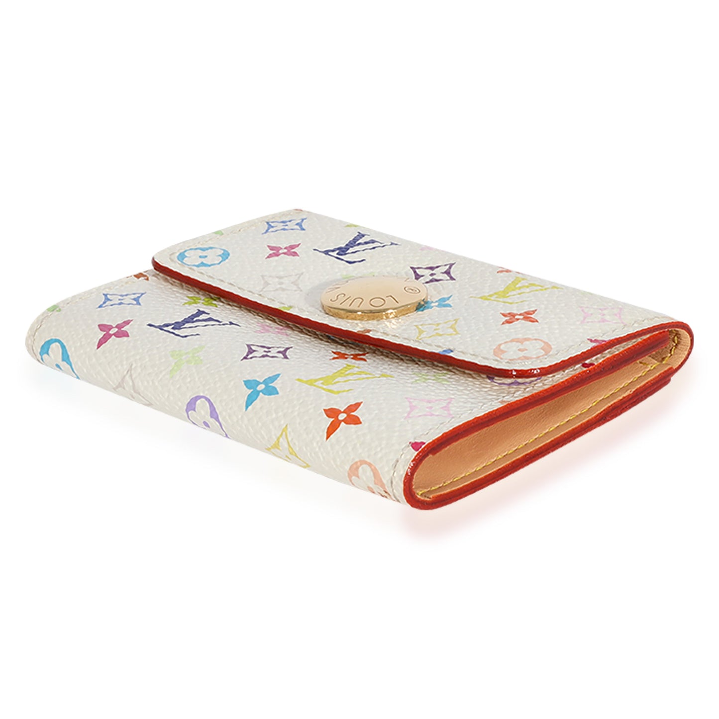 Louis Vuitton Louis Vuitton x Takashi Murakami White Monogram Multicolore Card Holder