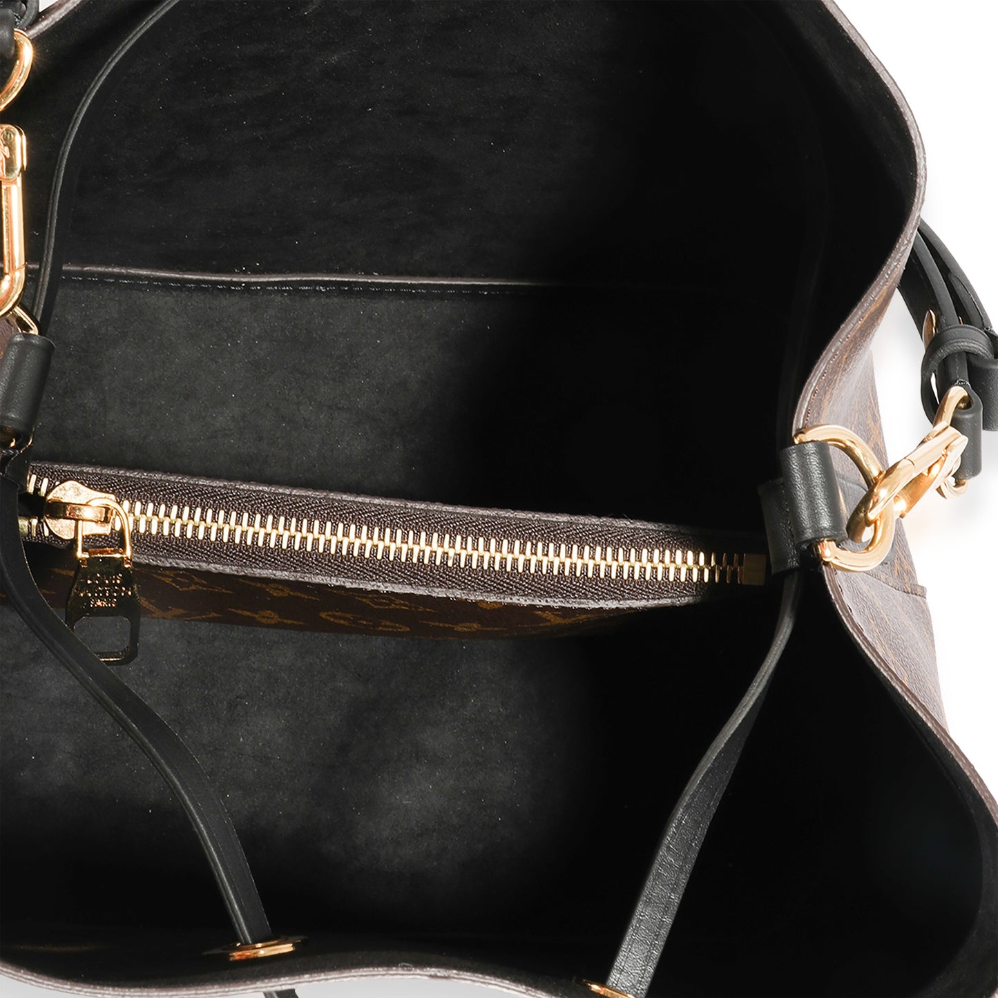 Louis Vuitton Louis Vuitton Monogram Canvas & Black Leather NéoNoé MM
