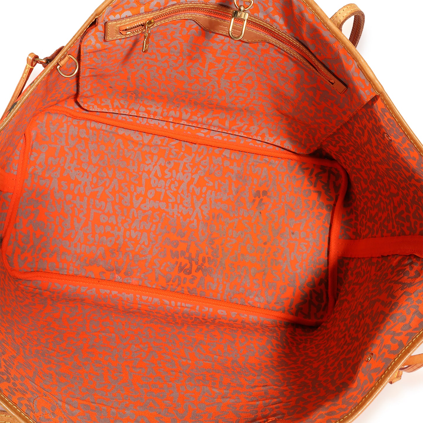 Louis Vuitton Louis Vuitton x Stephen Sprouse Orange Graffiti Monogram Canvas Neverfull GM