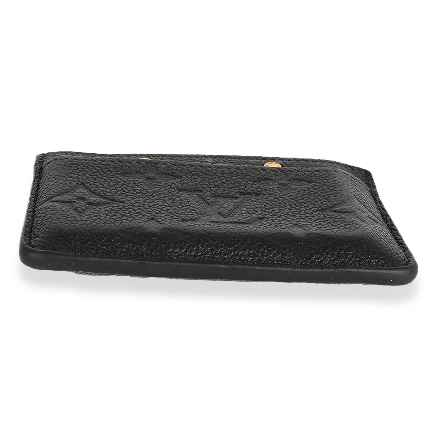Louis Vuitton Louis Vuitton Black Monogram Empreinte Leather Card Holder
