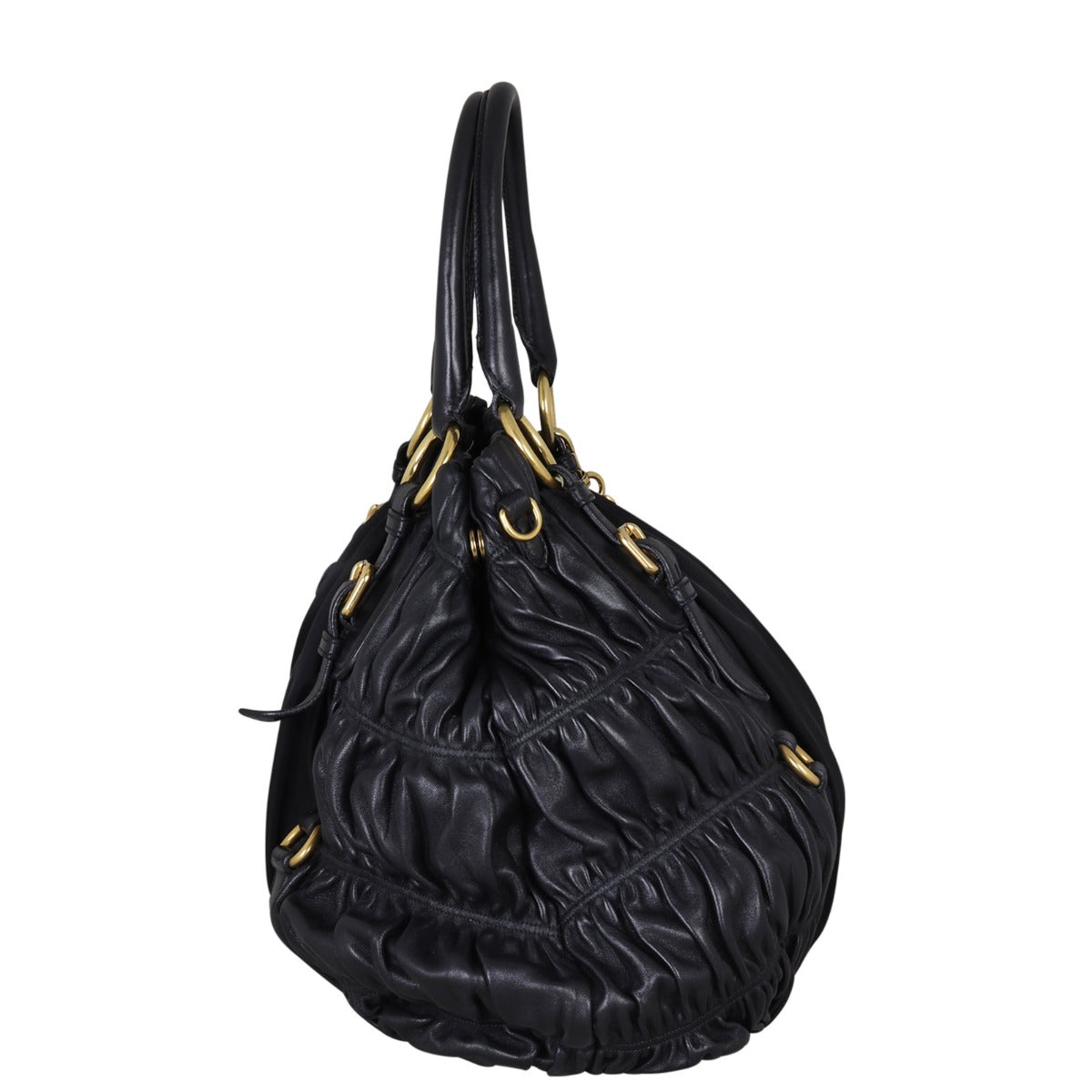 Prada Tessuto Leather Gaufre Bag