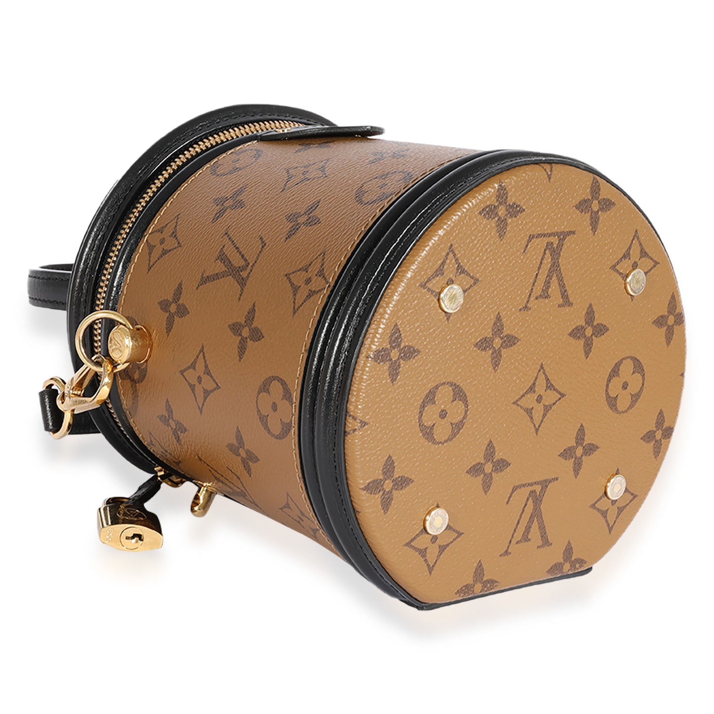 Louis Vuitton Louis Vuitton Monogram Reverse Canvas & Black Calfskin Cannes