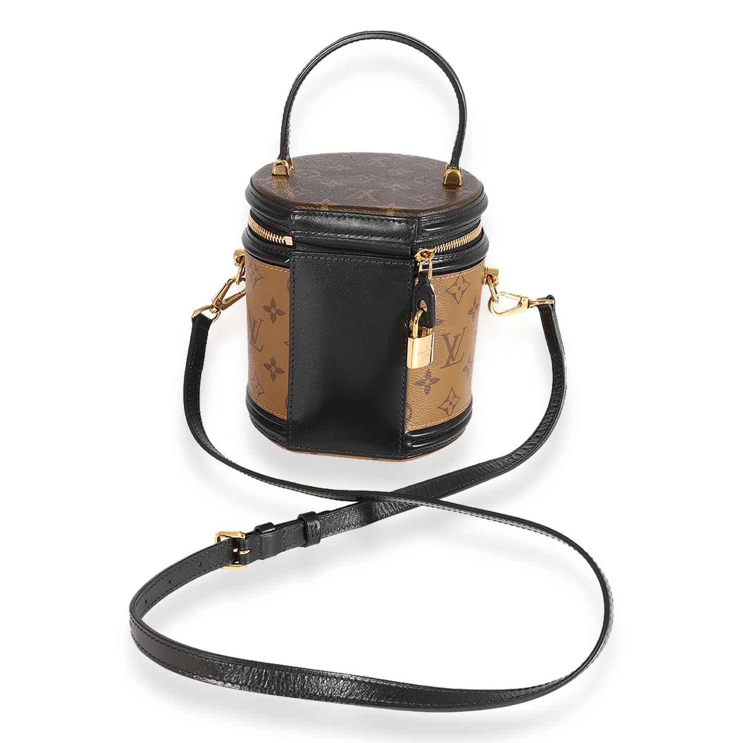 Louis Vuitton Louis Vuitton Monogram Reverse Canvas & Black Calfskin Cannes