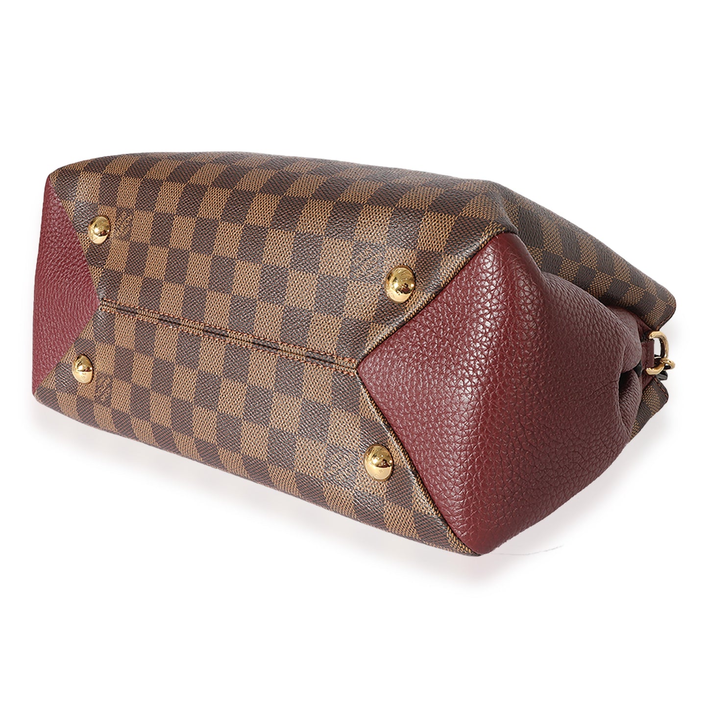 Louis Vuitton Louis Vuitton Damier Ebene Canvas & Bordeaux Leather Brittany