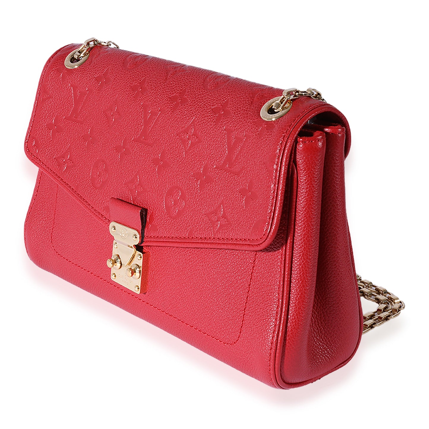Louis Vuitton Louis Vuitton Red Monogram Empreinte Saint-Germain PM