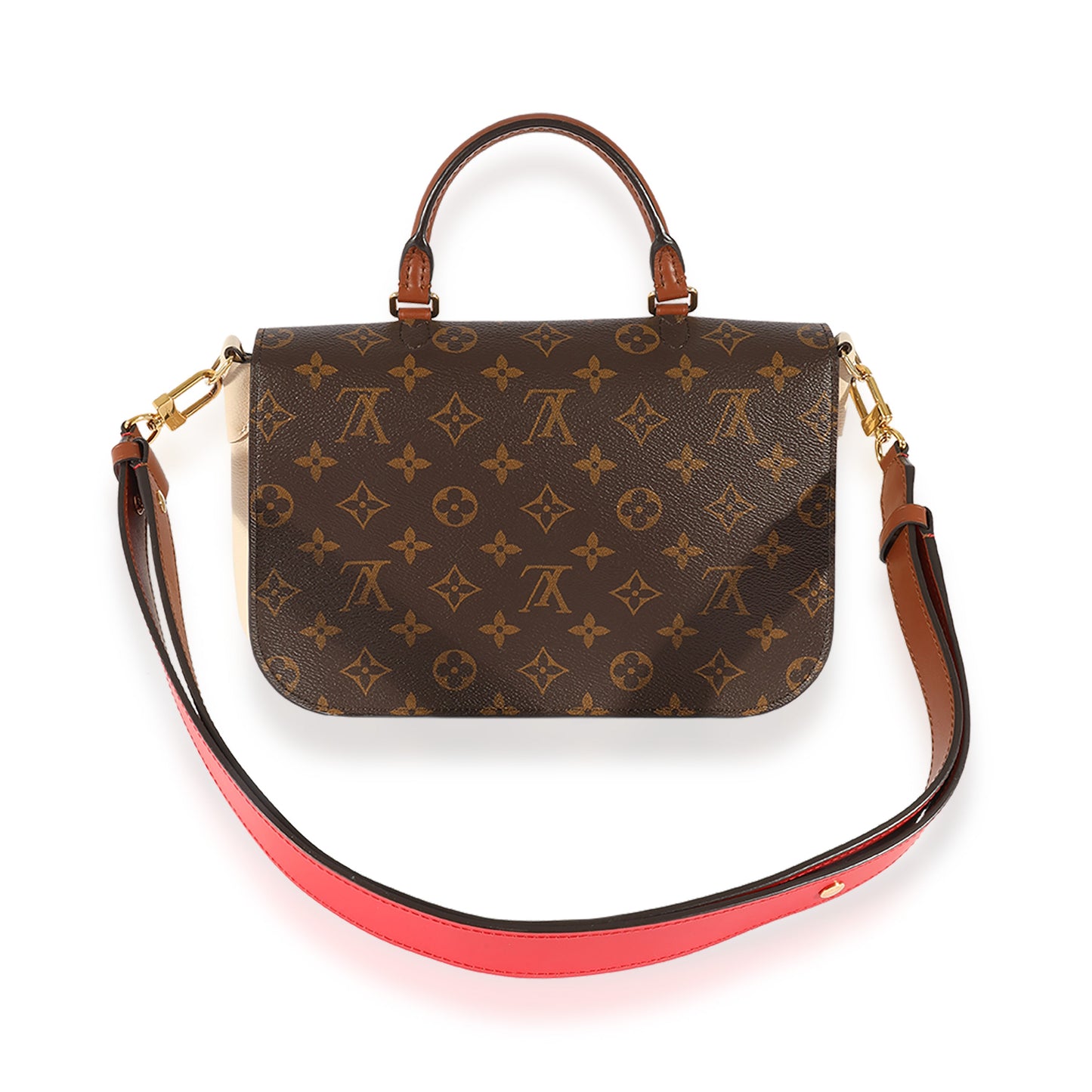 Louis Vuitton Louis Vuitton Monogram Canvas & Beige Leather Vaugirard Shoulder Bag
