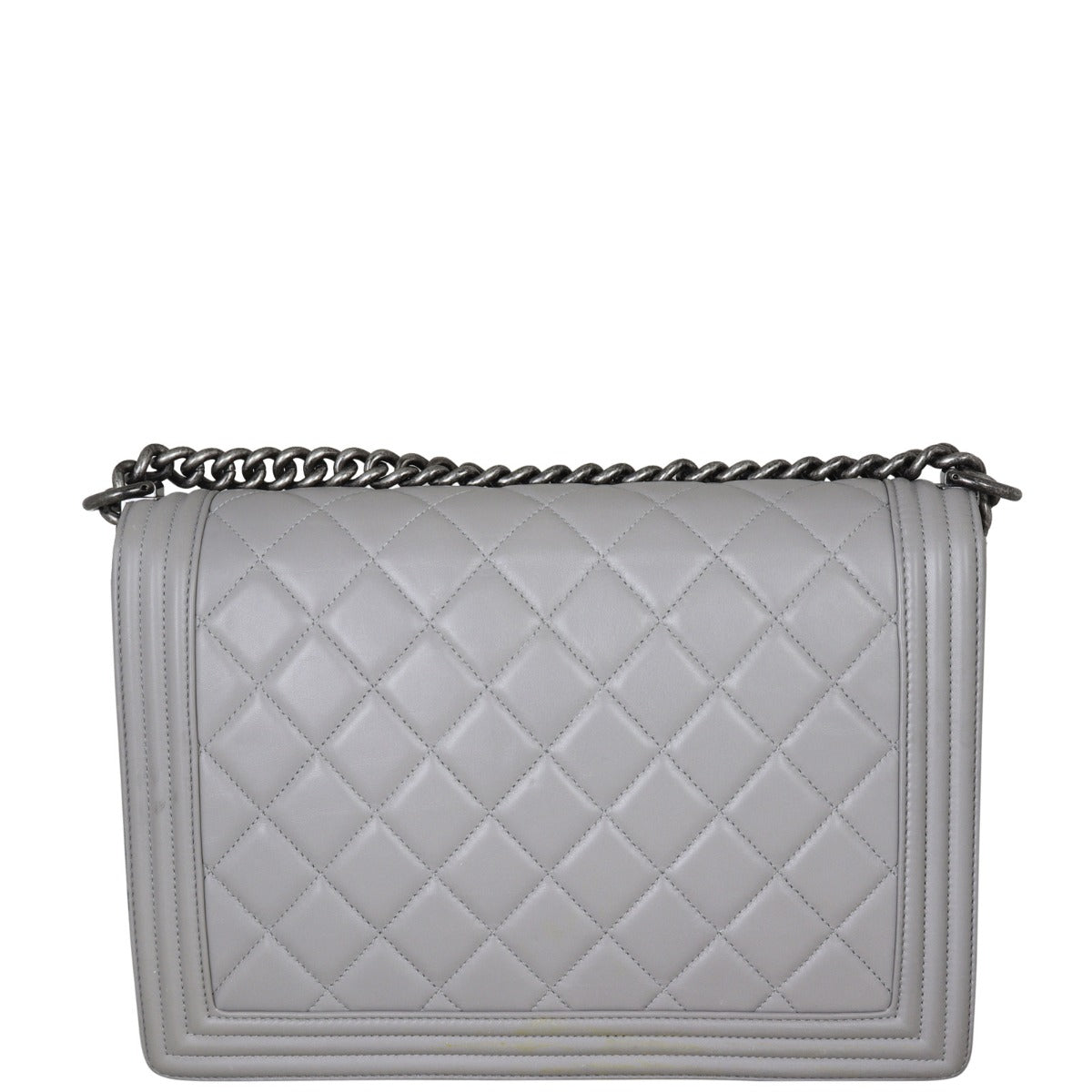 Chanel Boy Large | Grey