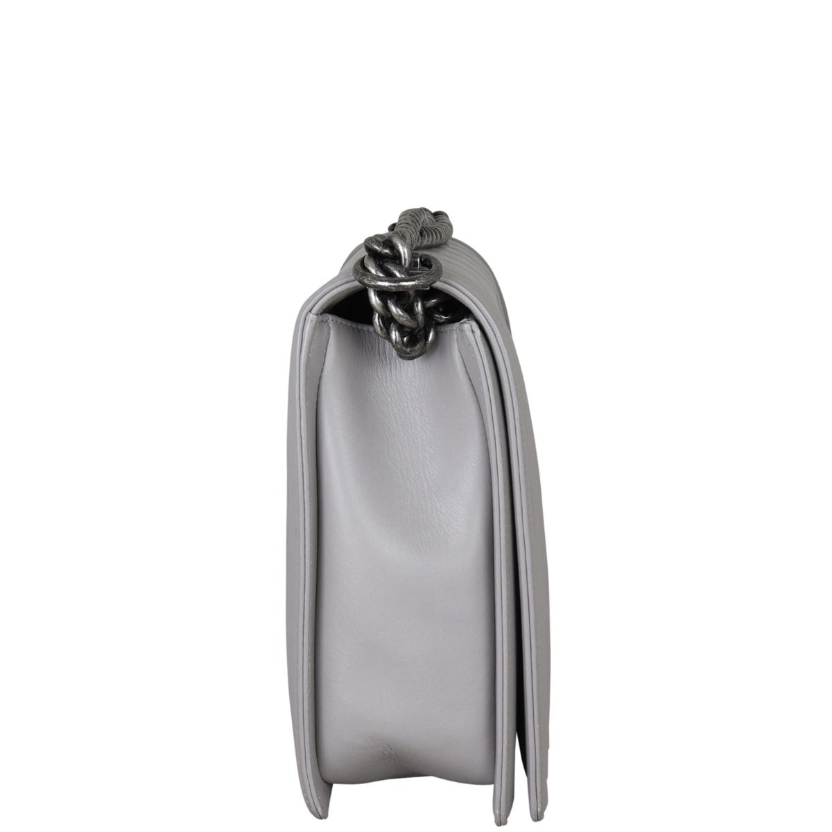 Chanel Boy Large | Grey