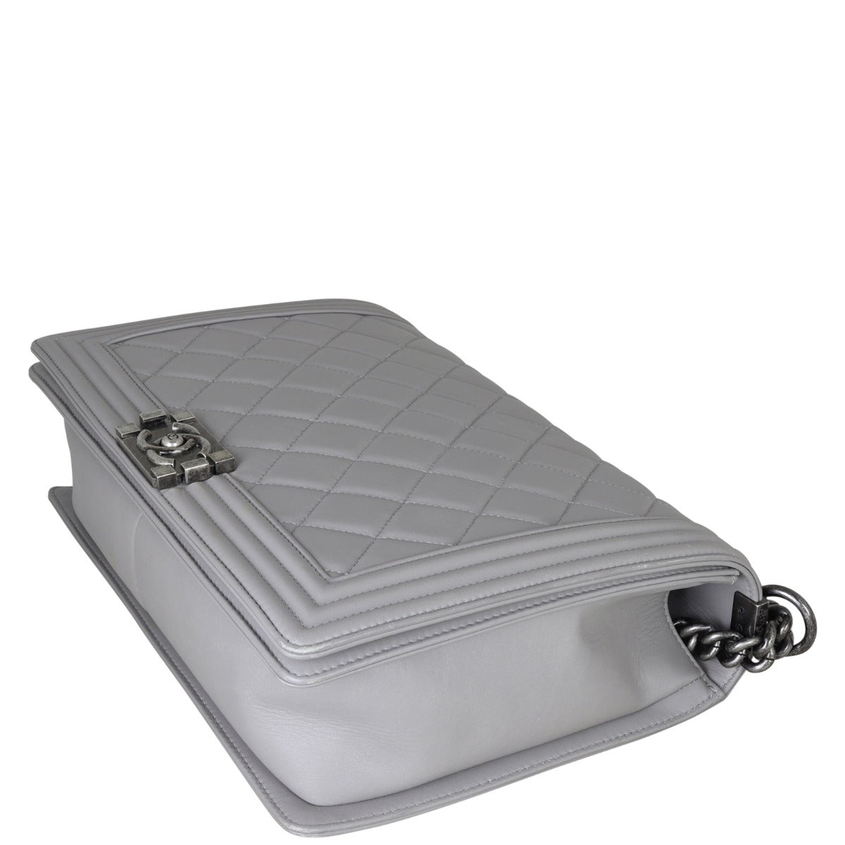 Chanel Boy Large | Grey