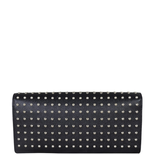 Saint Laurent Monogram Kate Studded Clutch