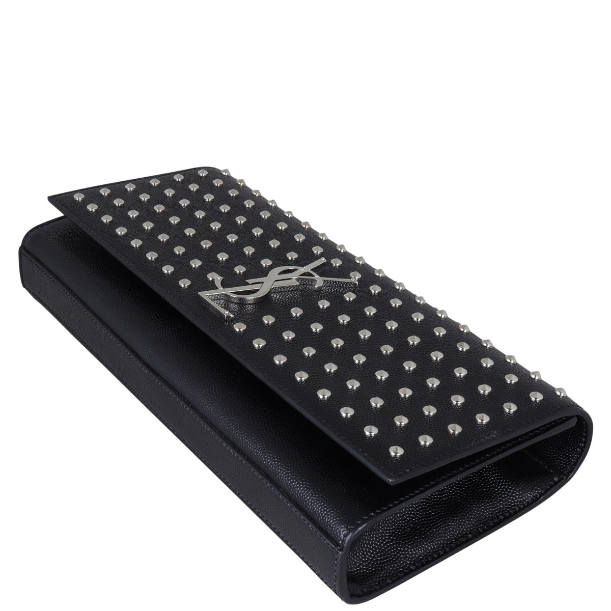 Saint Laurent Monogram Kate Studded Clutch