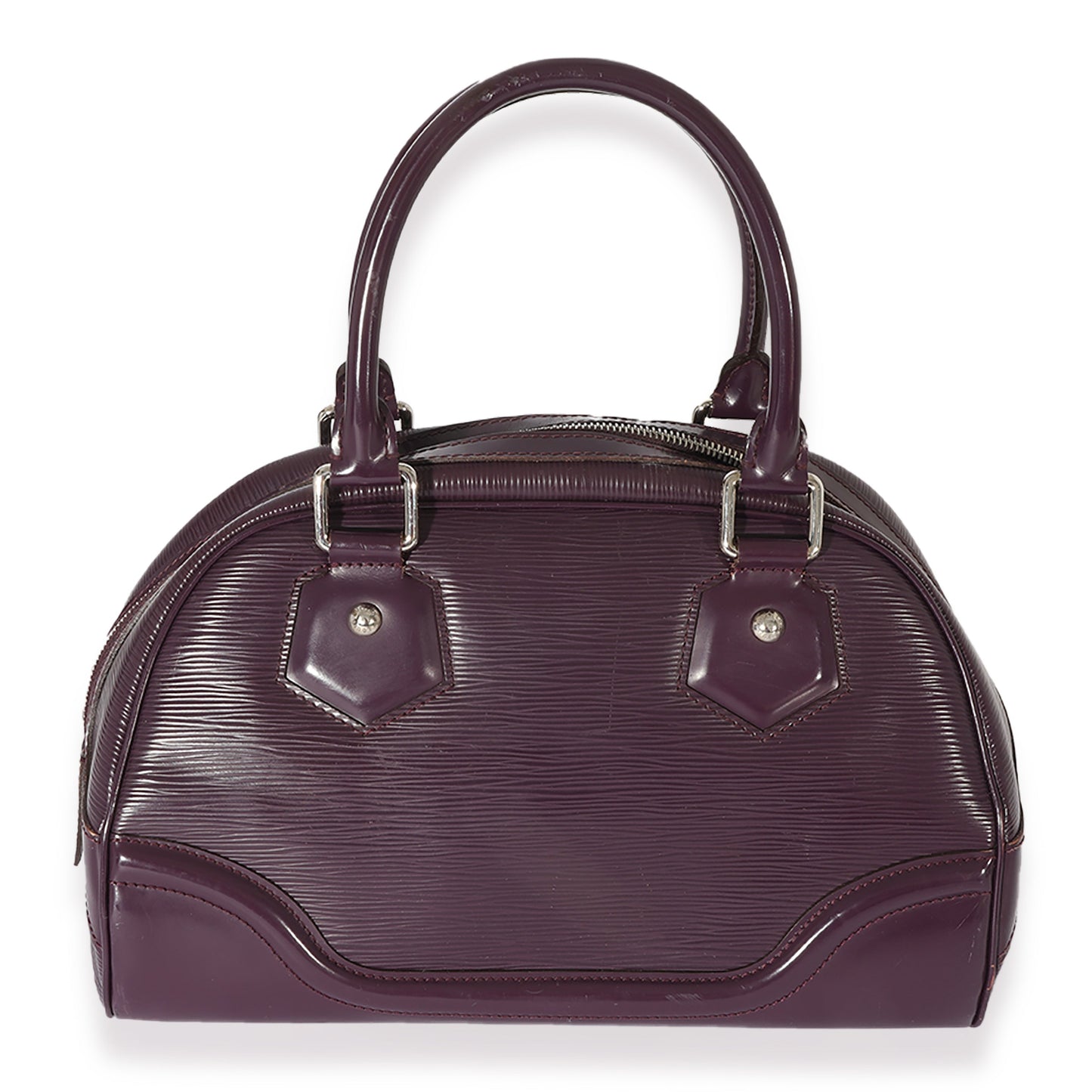 Louis Vuitton Louis Vuitton Purple Epi Bowling Montaigne PM