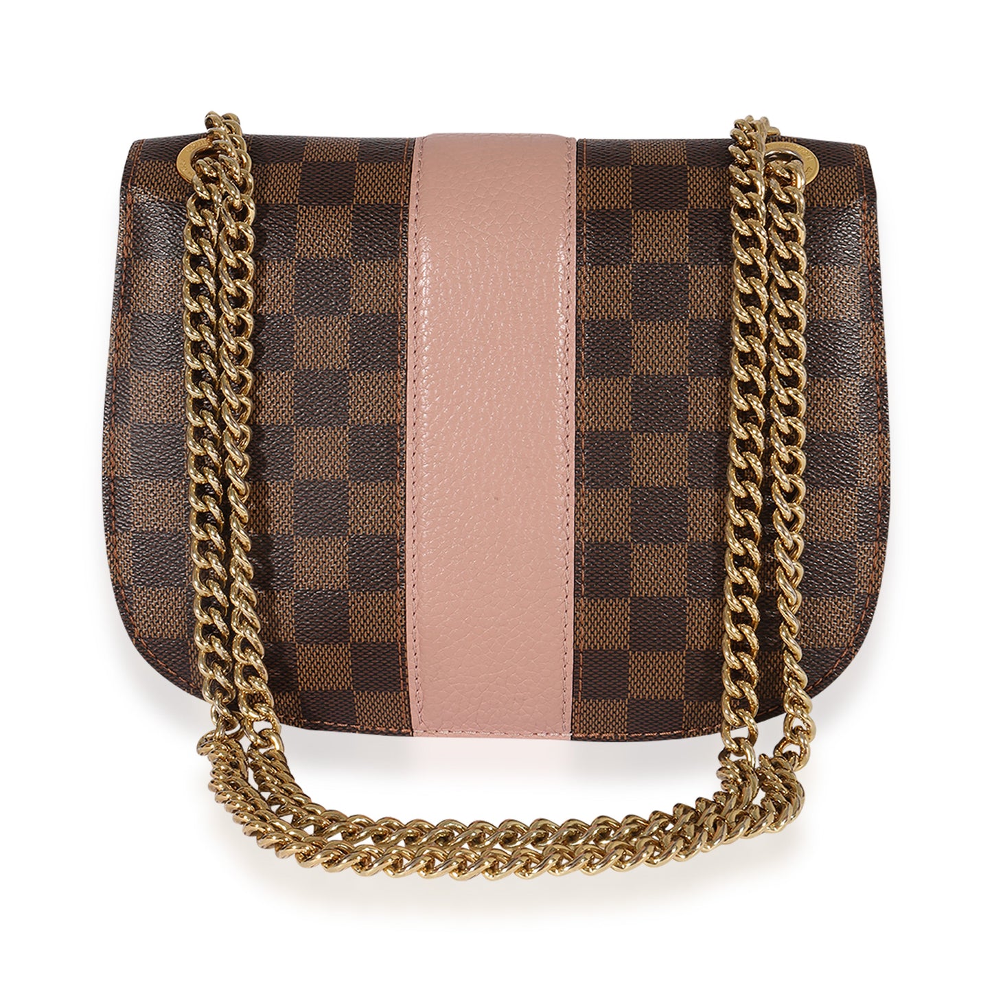 Louis Vuitton Louis Vuitton Damier Ebene & Magnolia Cuir Taurillon Wight Shoulder Bag