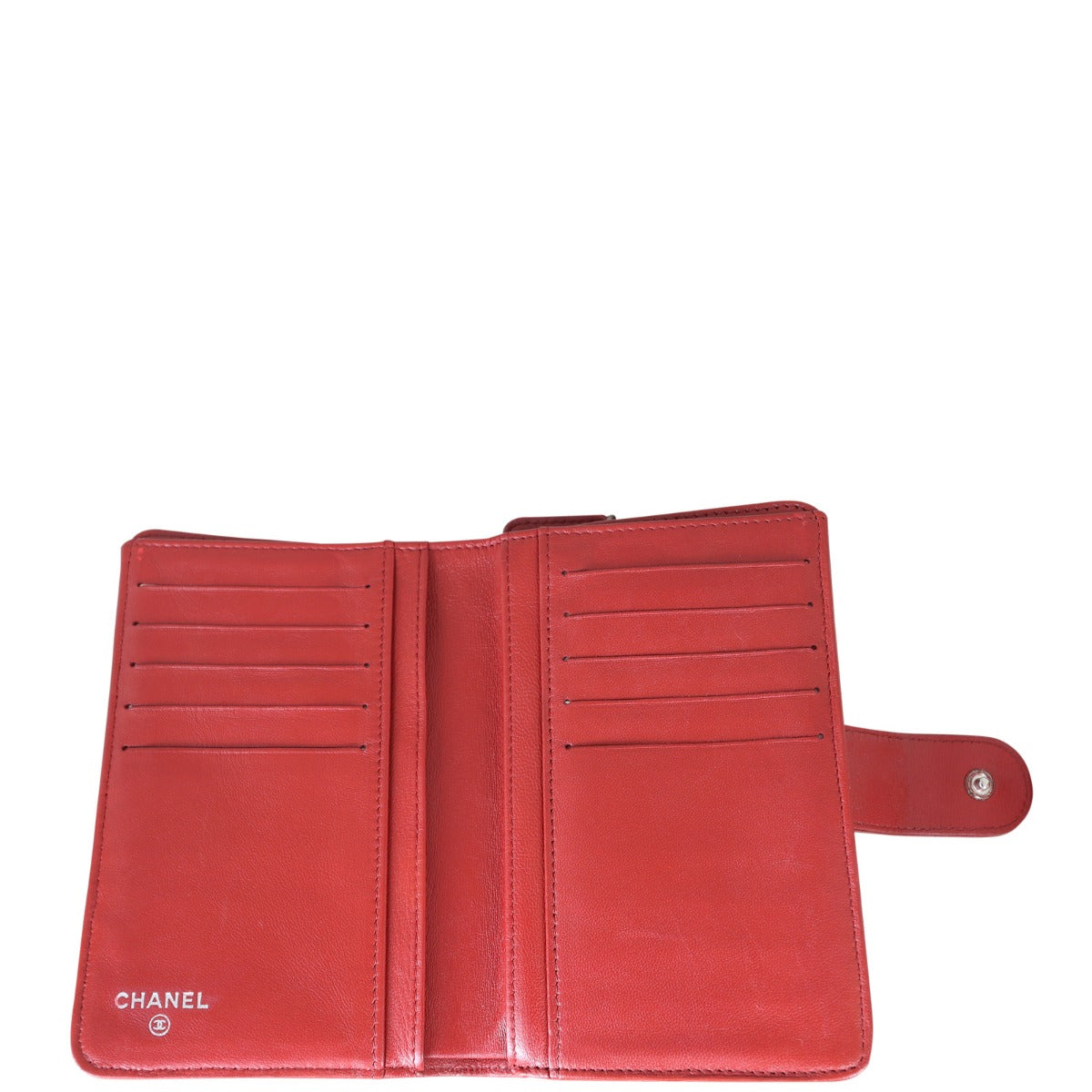 Chanel CC French Wallet | Red