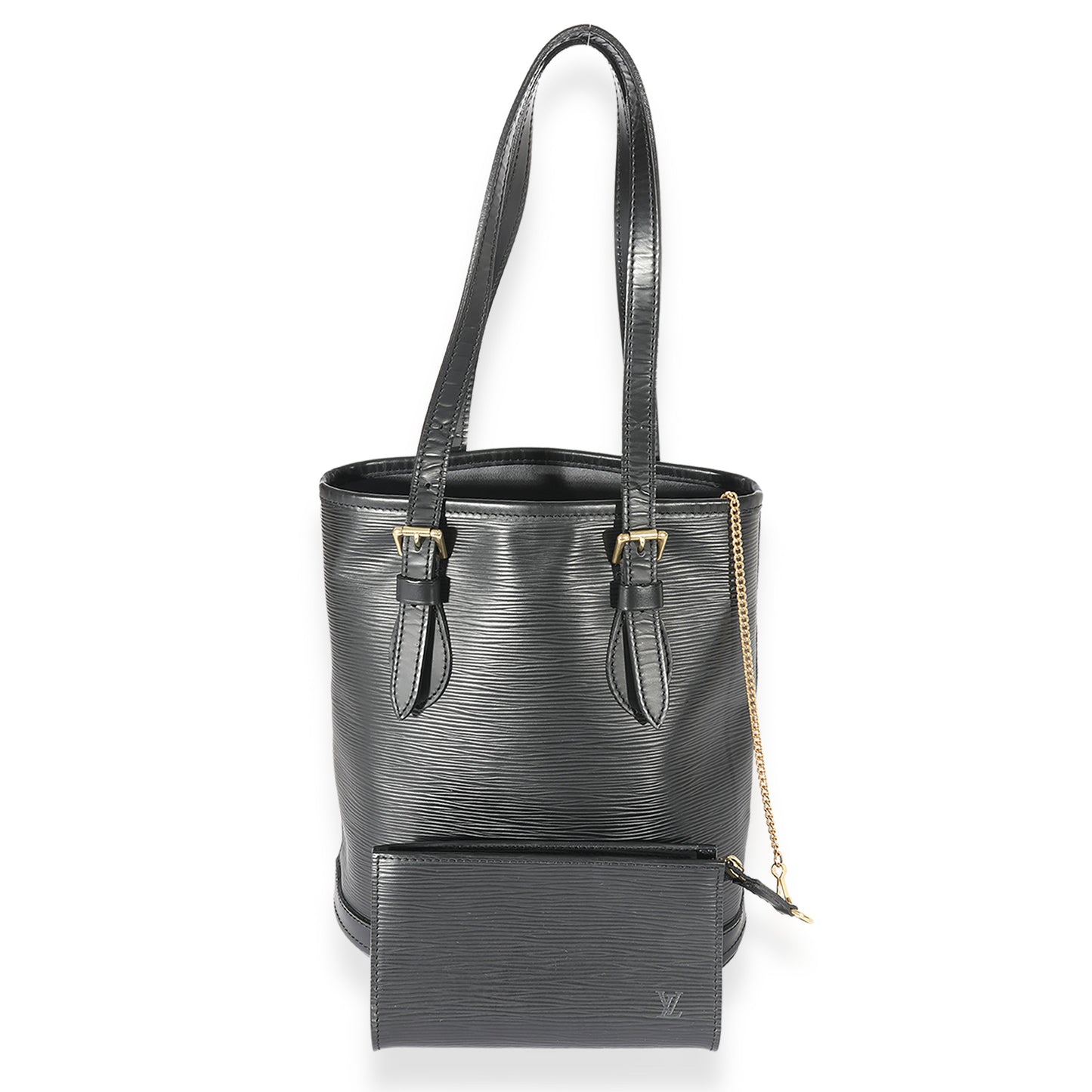 Louis Vuitton Louis Vuitton Black Epi Leather Petit Bucket Bag