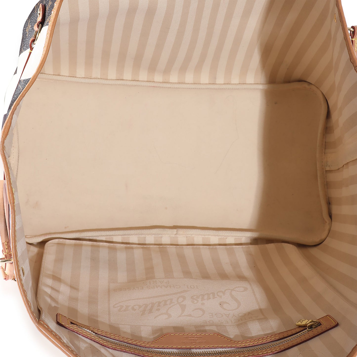 Louis Vuitton Louis Vuitton Monogram Canvas Rayures Neverfull GM
