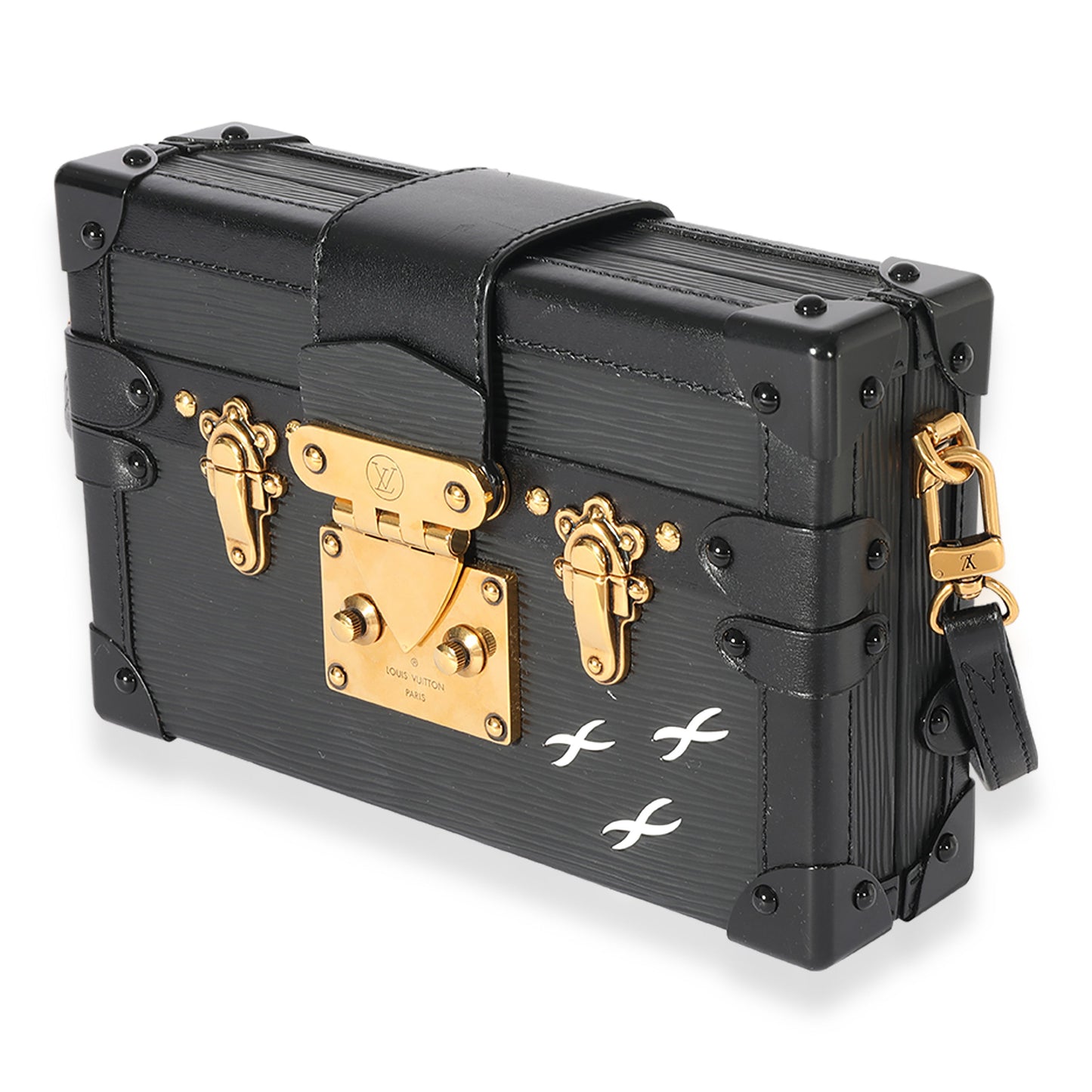 Louis Vuitton Louis Vuitton Black Epi Electric Petite Malle