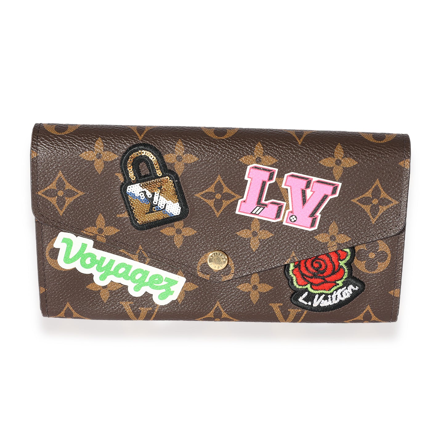 Louis Vuitton Louis Vuitton Monogram Travel Stickers Sarah Wallet