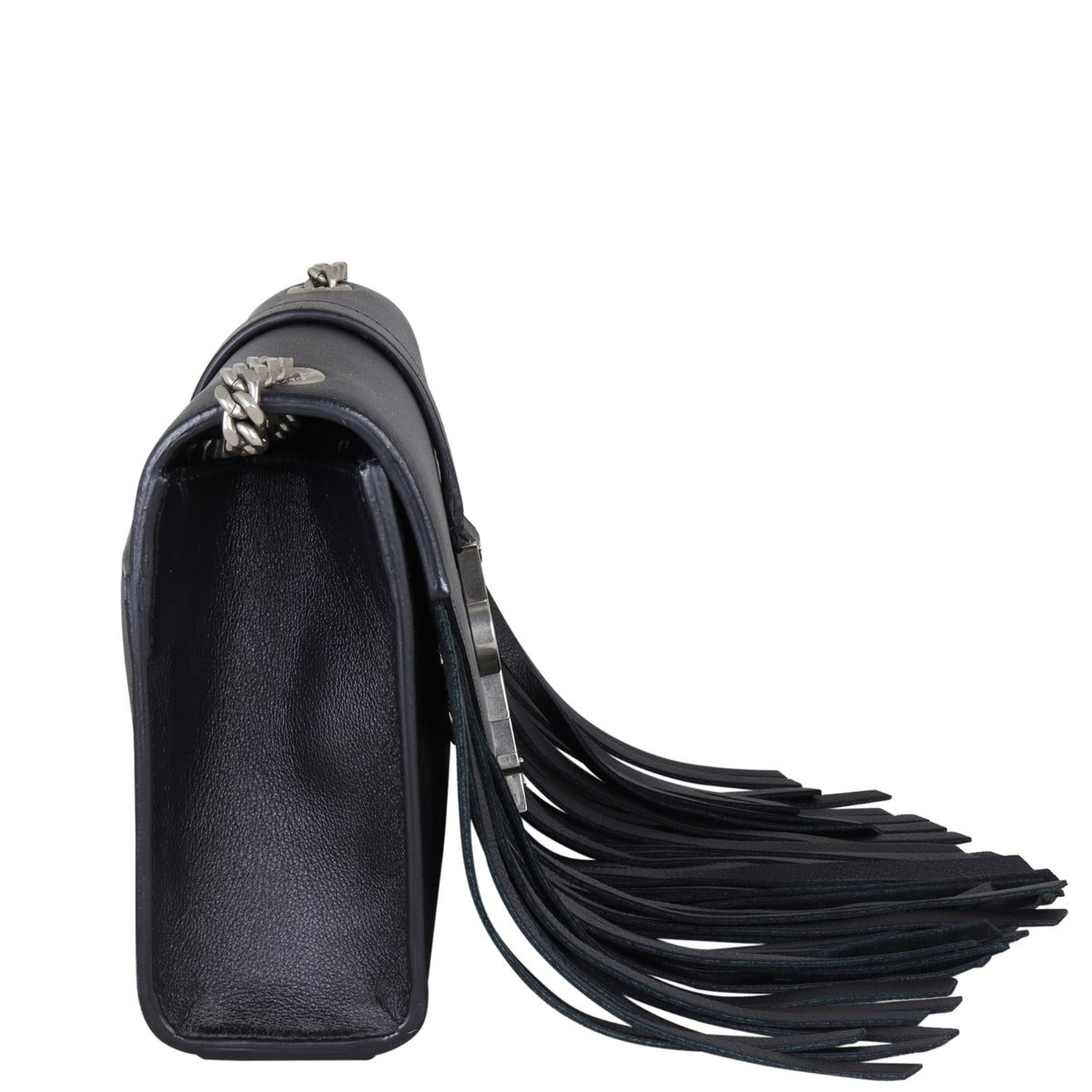 Saint Laurent Monogram Fringe Chain Bag