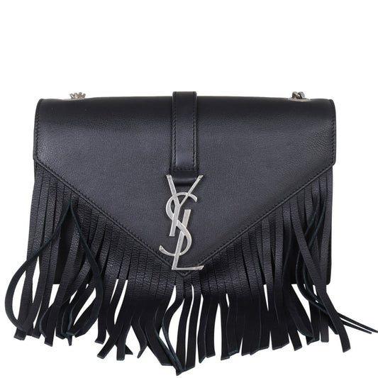 Saint Laurent Monogram Fringe Chain Bag