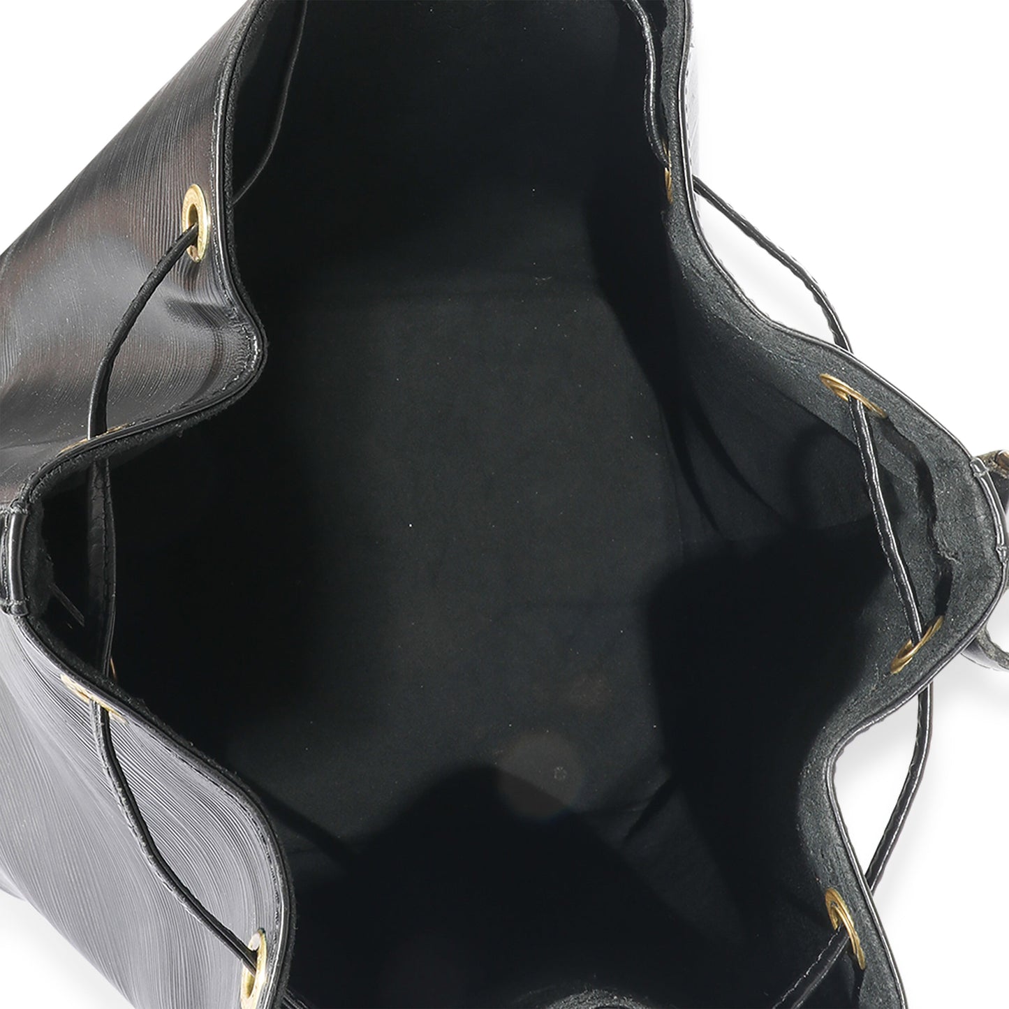 Louis Vuitton Louis Vuitton Vintage Black Leather Epi Noe