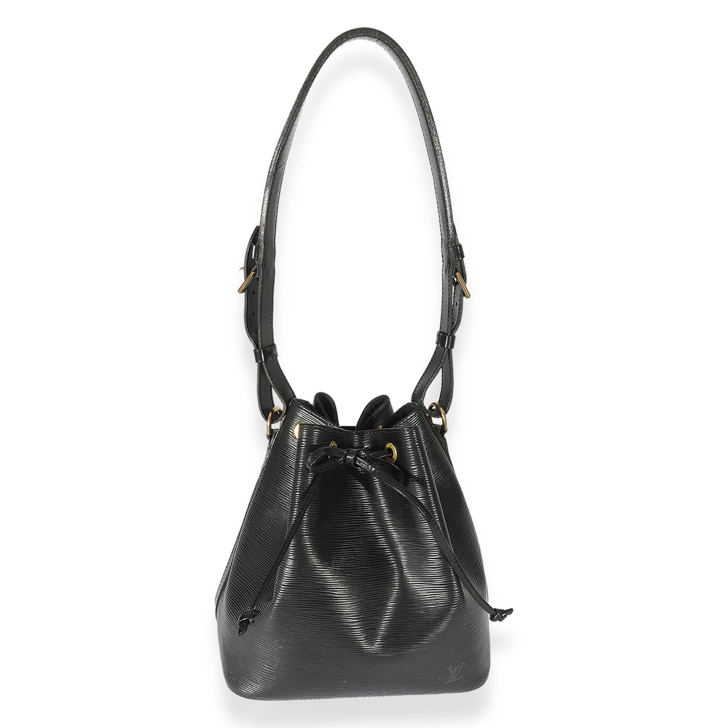 Louis Vuitton Louis Vuitton Vintage Black Leather Epi Noe