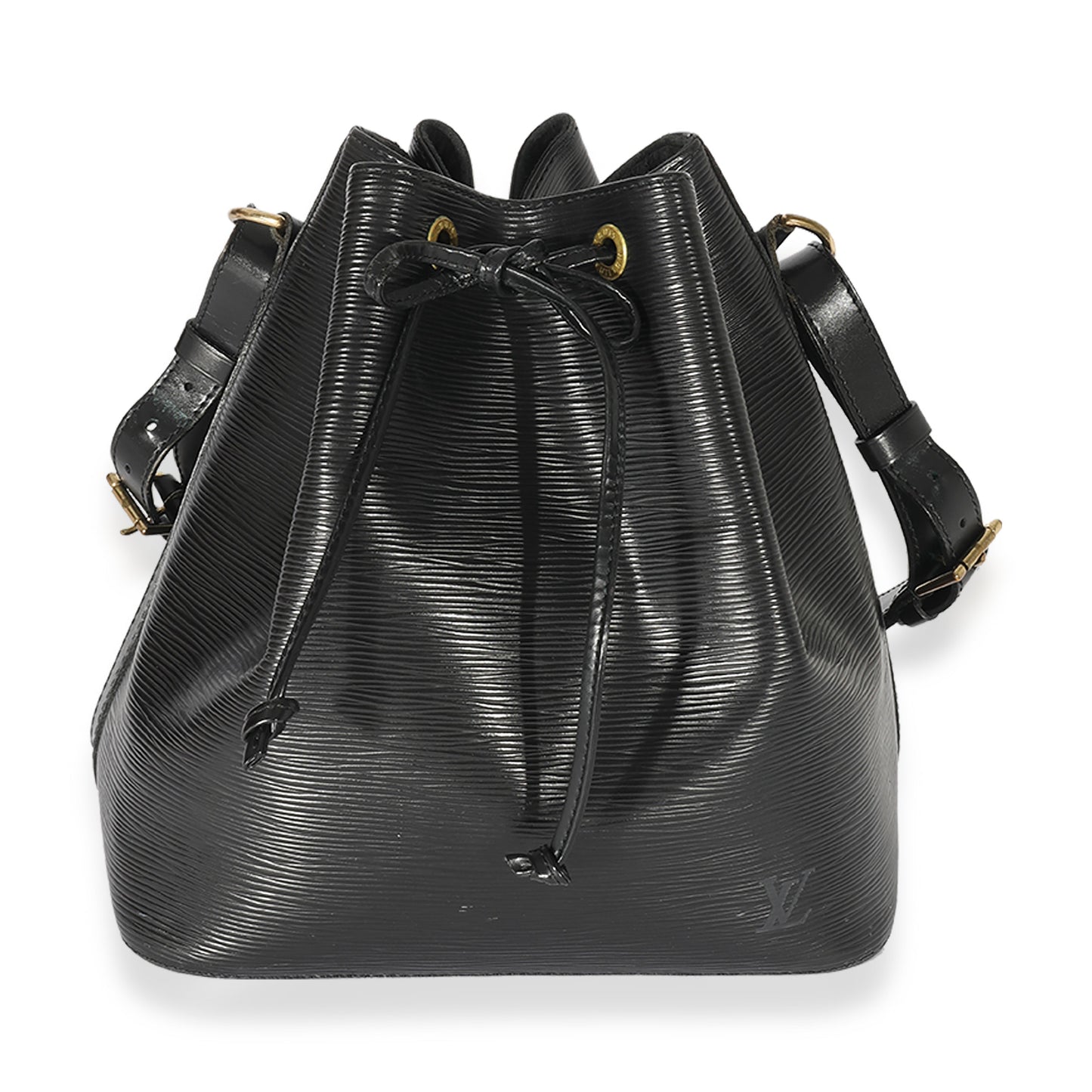 Louis Vuitton Louis Vuitton Vintage Black Leather Epi Noe