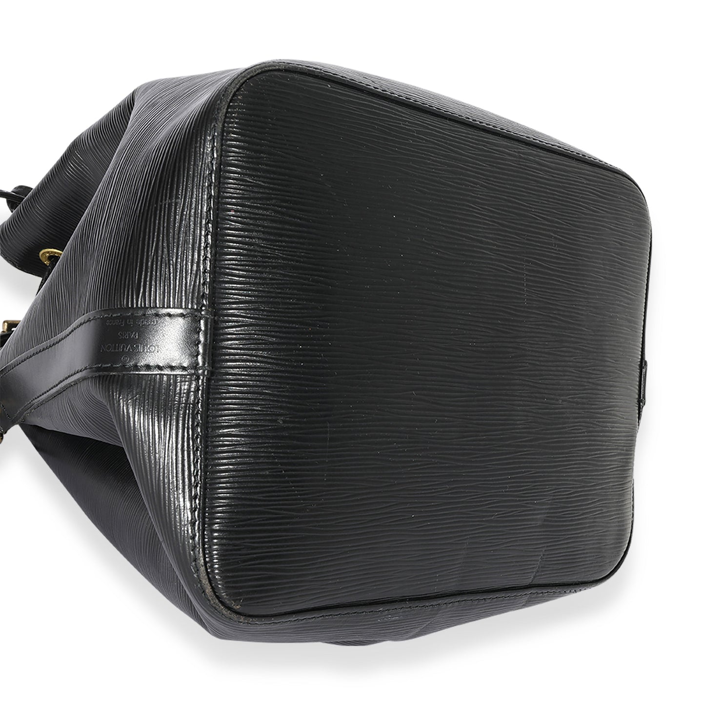 Louis Vuitton Louis Vuitton Vintage Black Leather Epi Noe