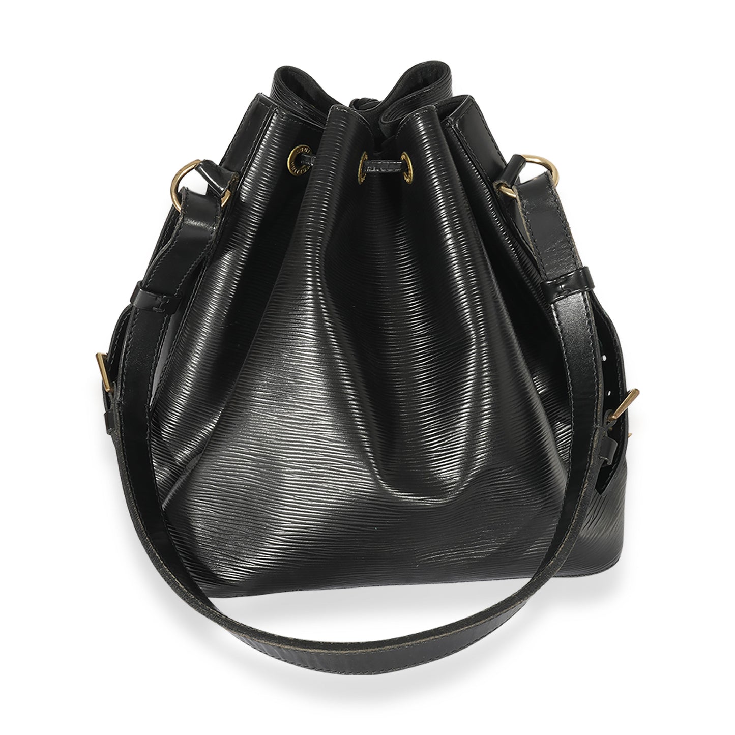 Louis Vuitton Louis Vuitton Vintage Black Leather Epi Noe