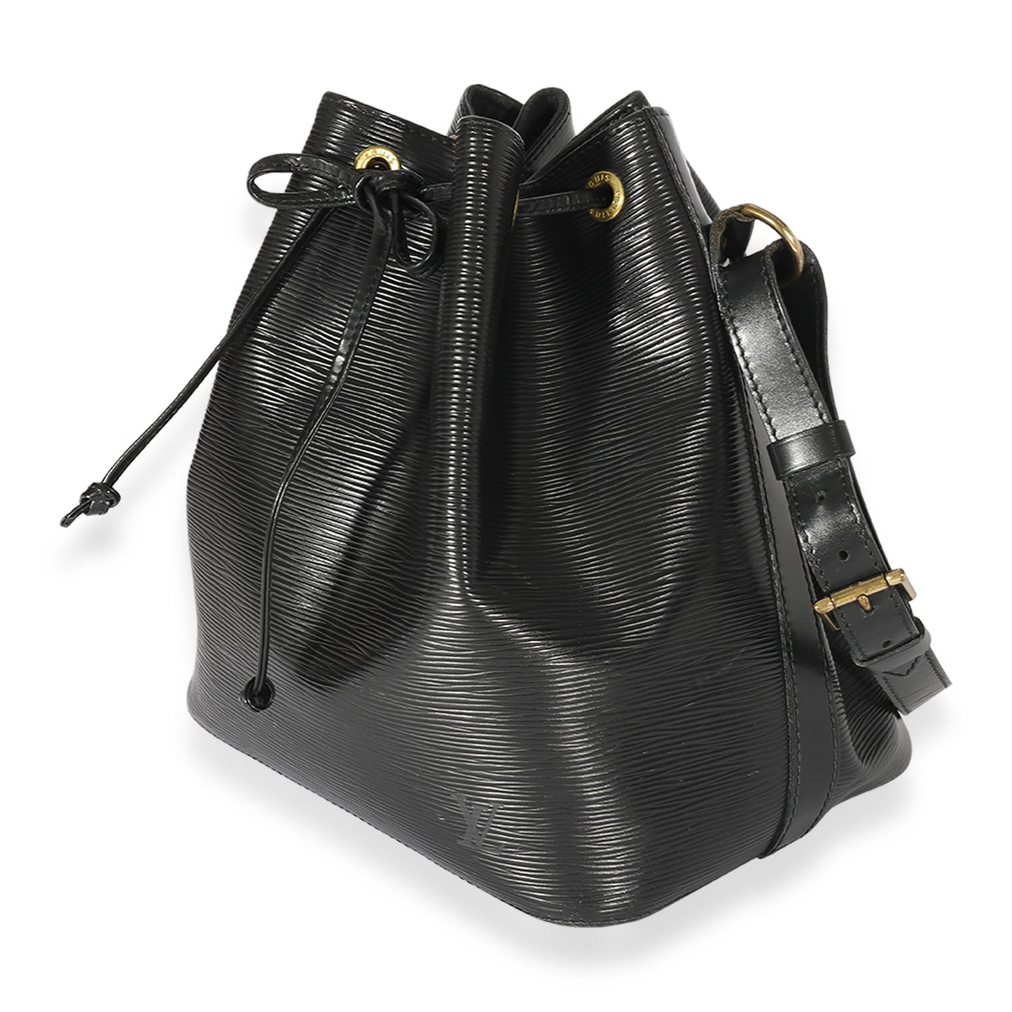 Louis Vuitton Louis Vuitton Vintage Black Leather Epi Noe