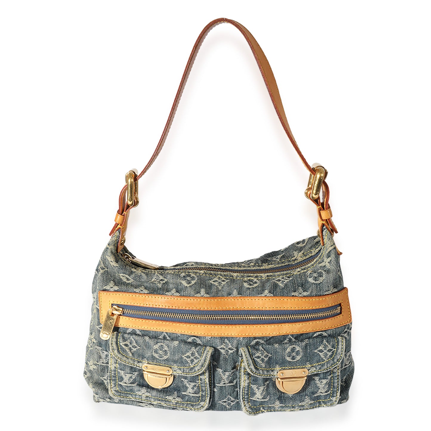 Louis Vuitton Louis Vuitton Blue Monogram Denim Baggy PM