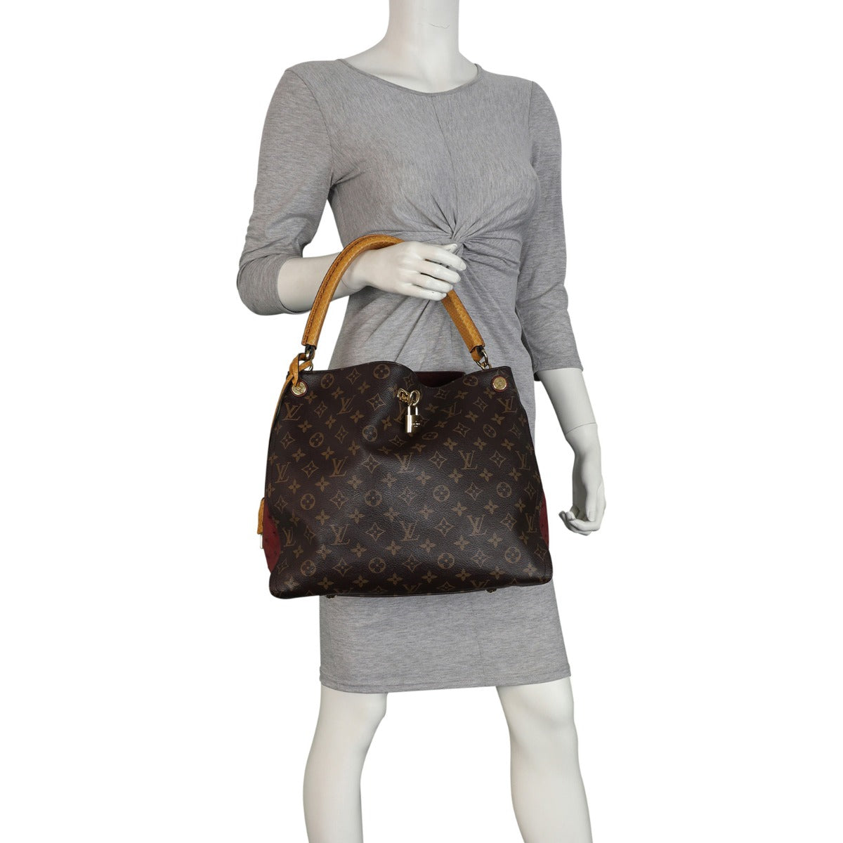 Louis Vuitton Gaia Ostrich Python Monogram