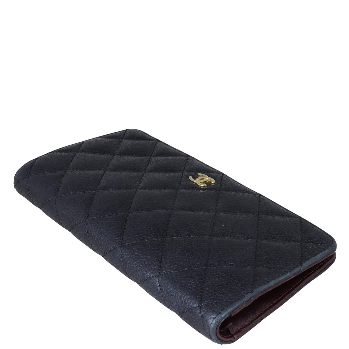 Chanel Classic CC Yen Wallet | Gold Hardware