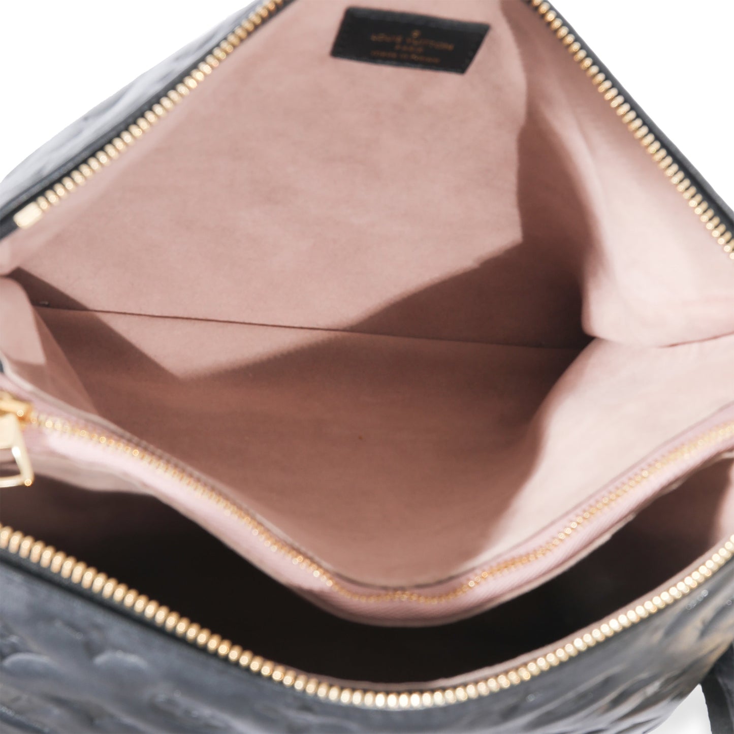 Louis Vuitton Louis Vuitton Black Lambskin Coussin PM